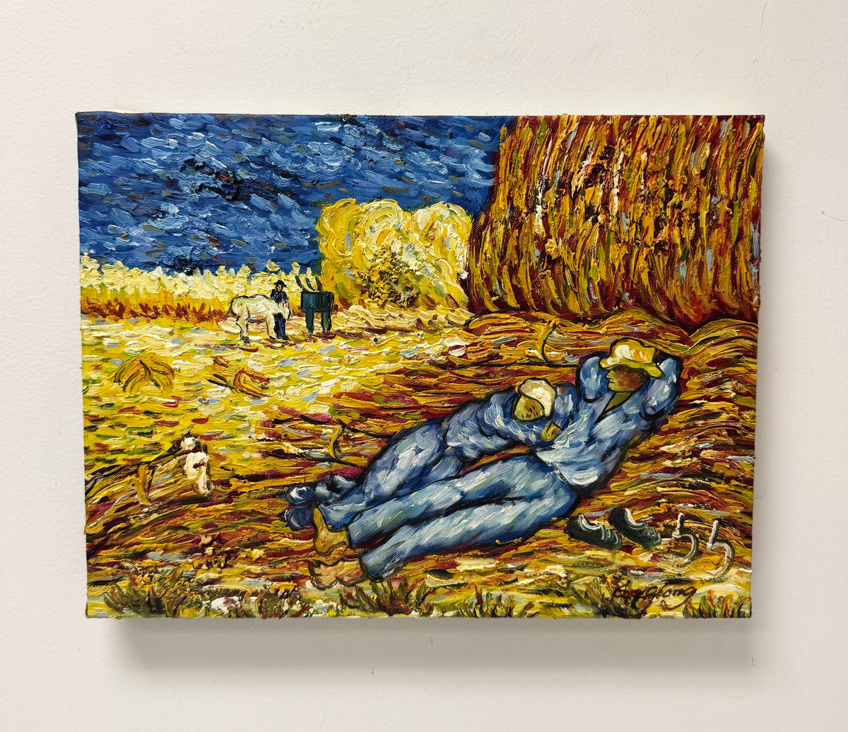 'The Siesta' Oil Reproduction
