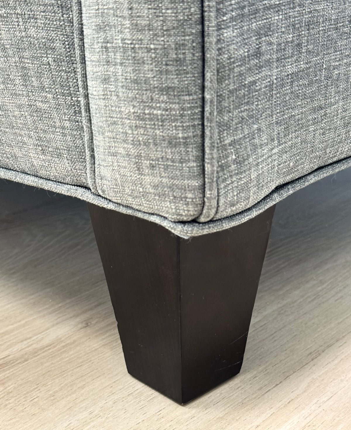 Pewter Linen-weave 86" Sofa