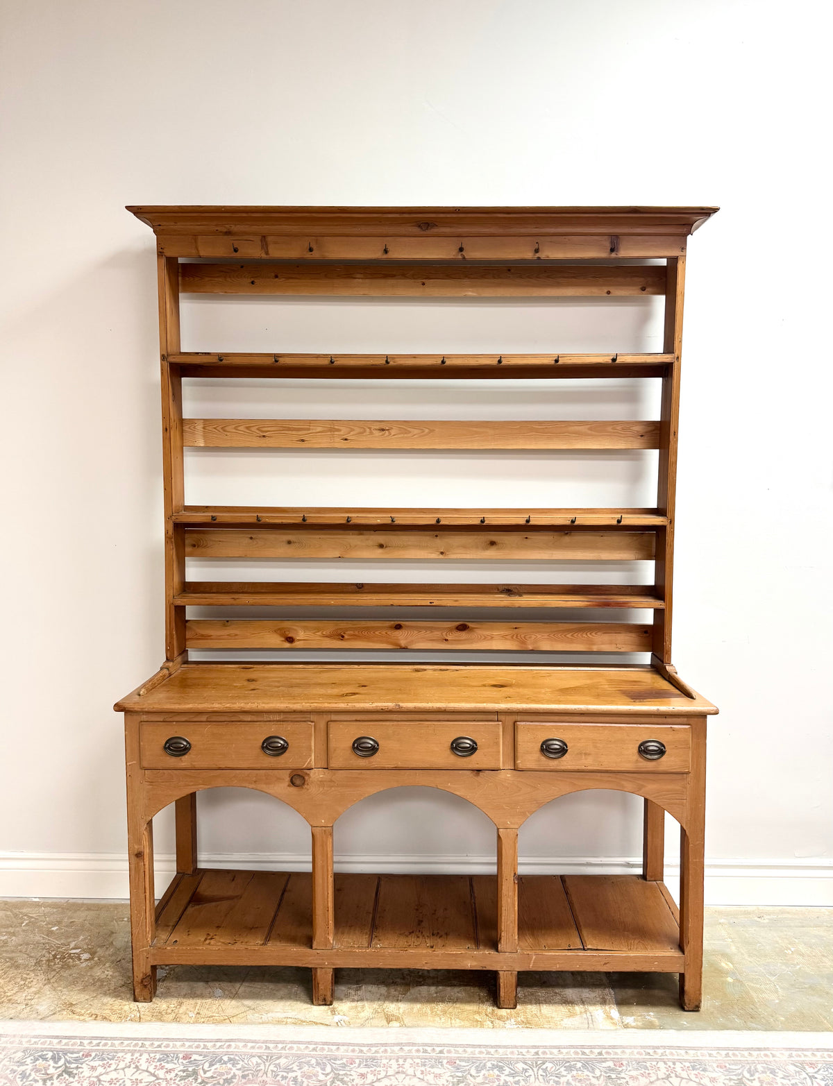 Antique Pine Welsh Dresser