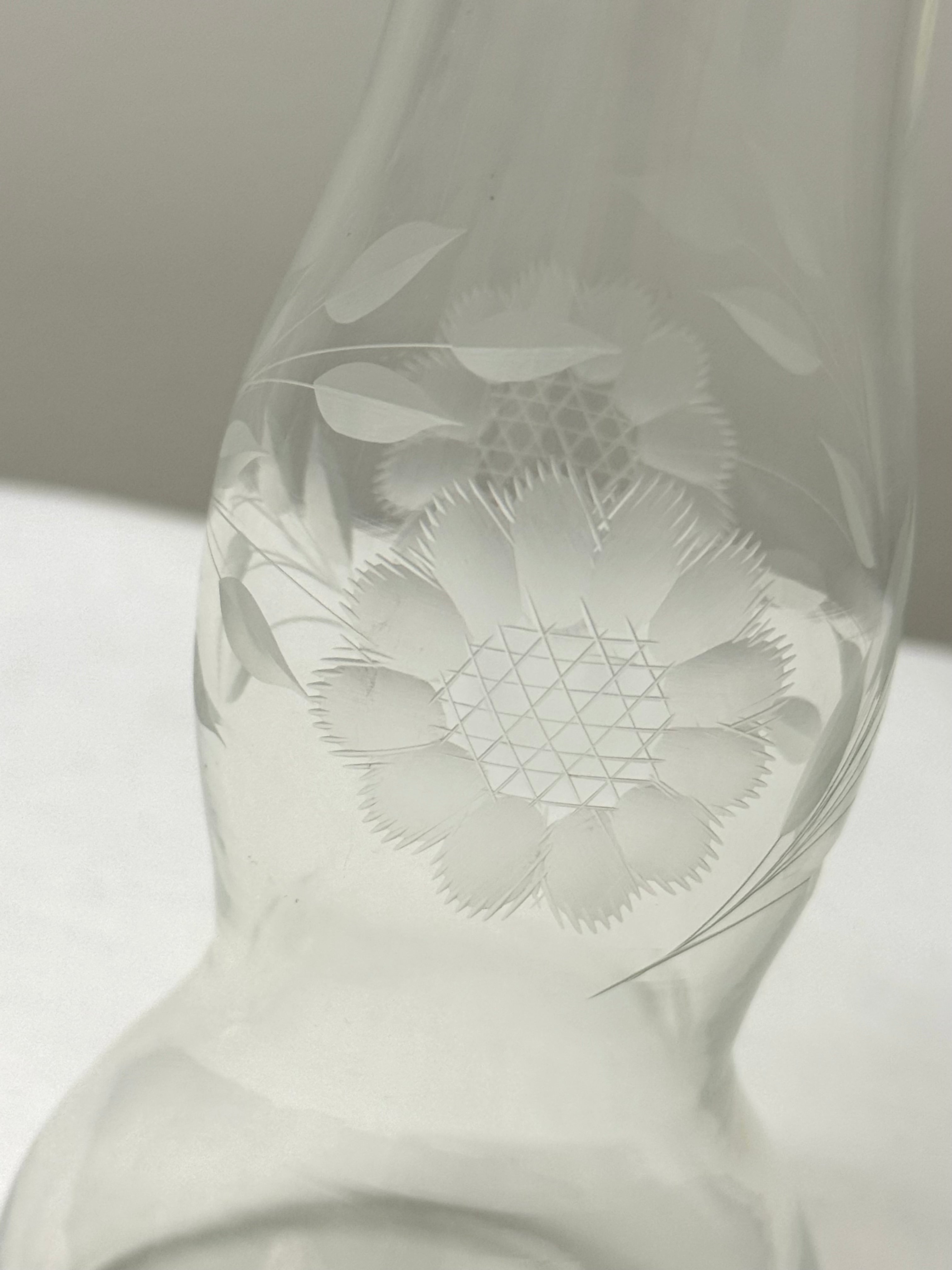 Cornflower Glass Bud Vase