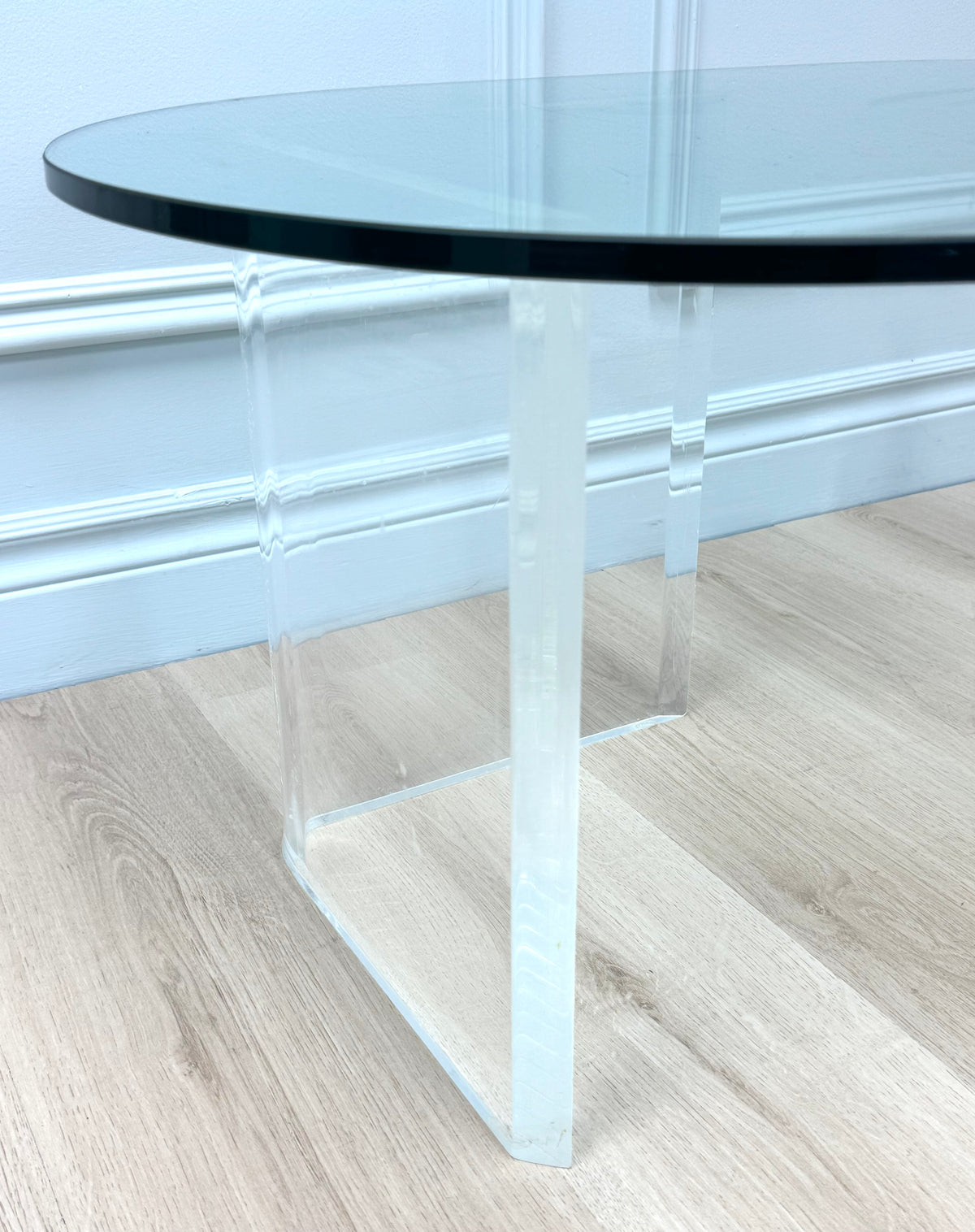 MCM Acrylic & Glass Coffee Table