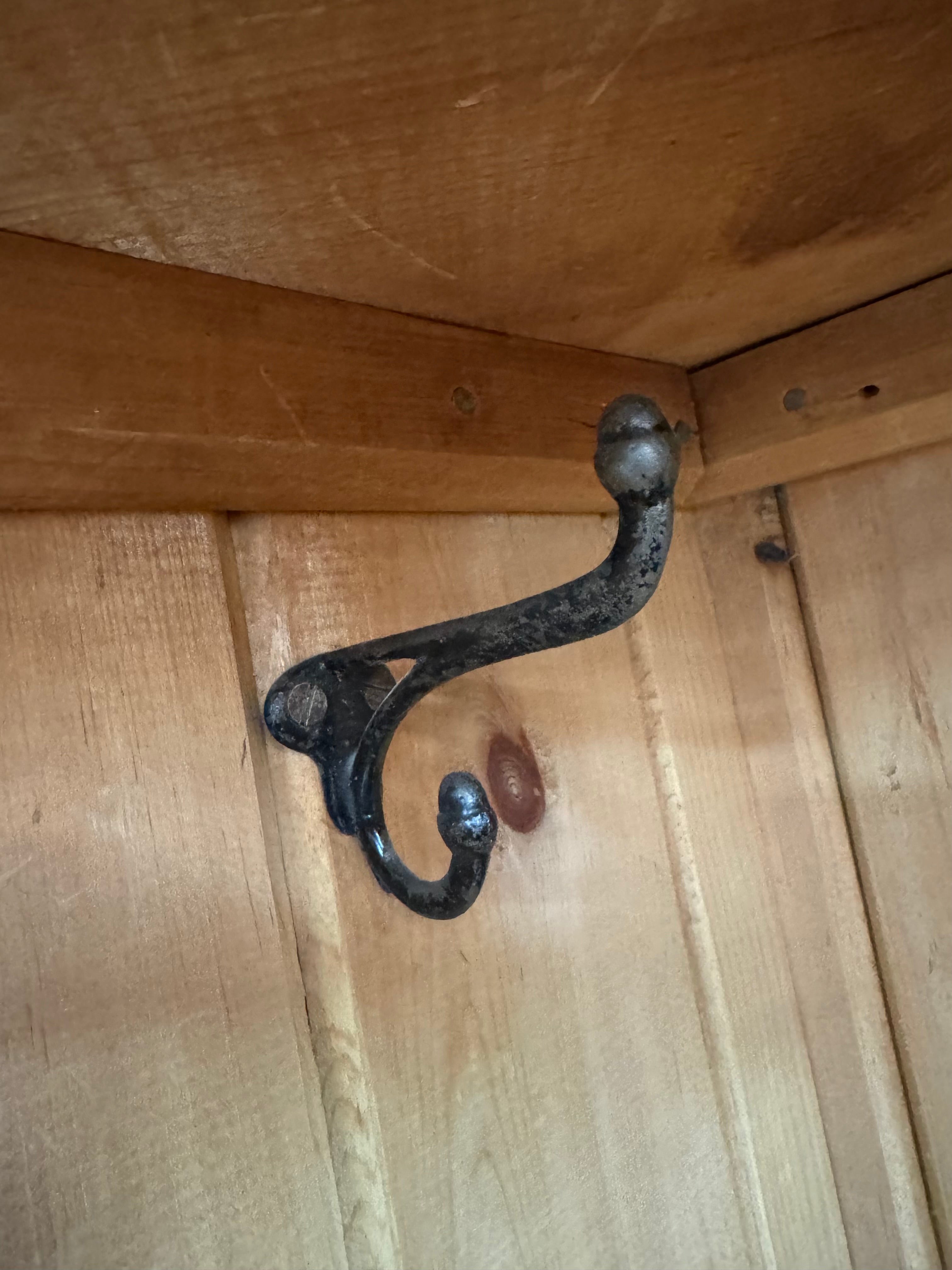 Rustic Pine Corner Cabinet