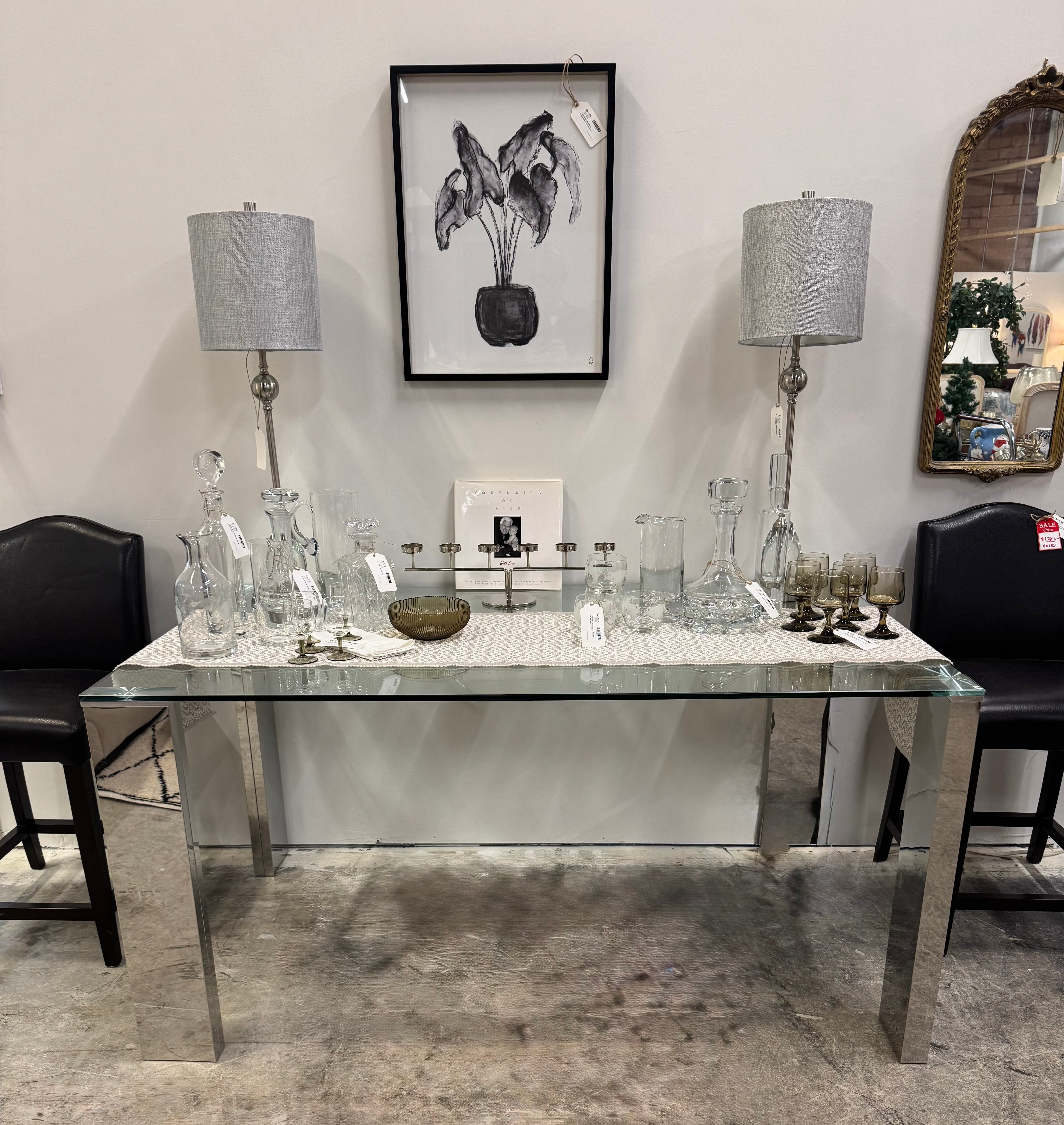 Contemporary Glass Table