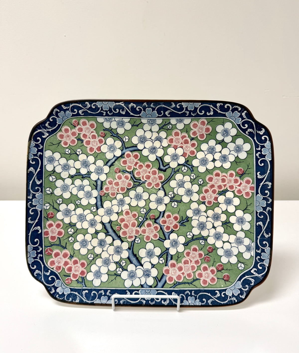 Vintage Kutani Floral Platter