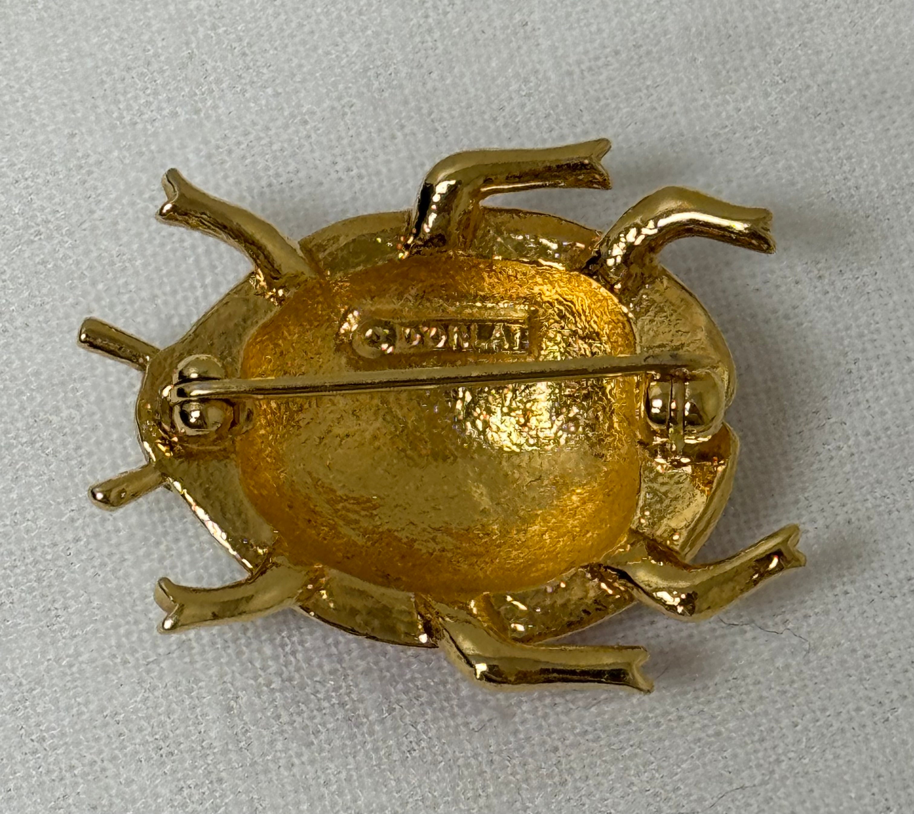 Vintage D'ORLAN Ladybug Brooch