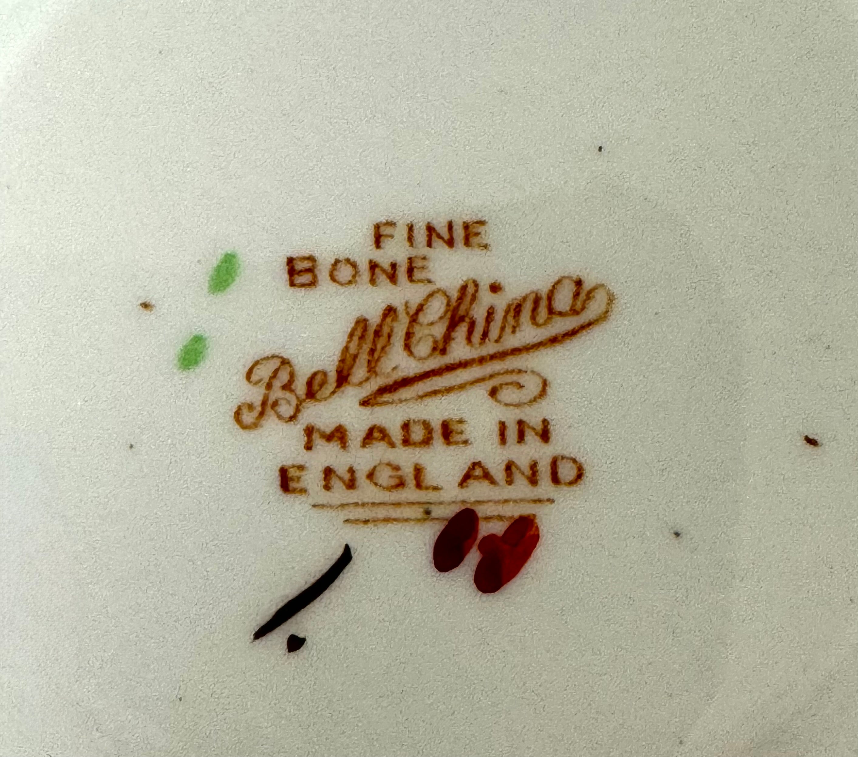 BELL CHINA Floral Swag Cup & Saucer