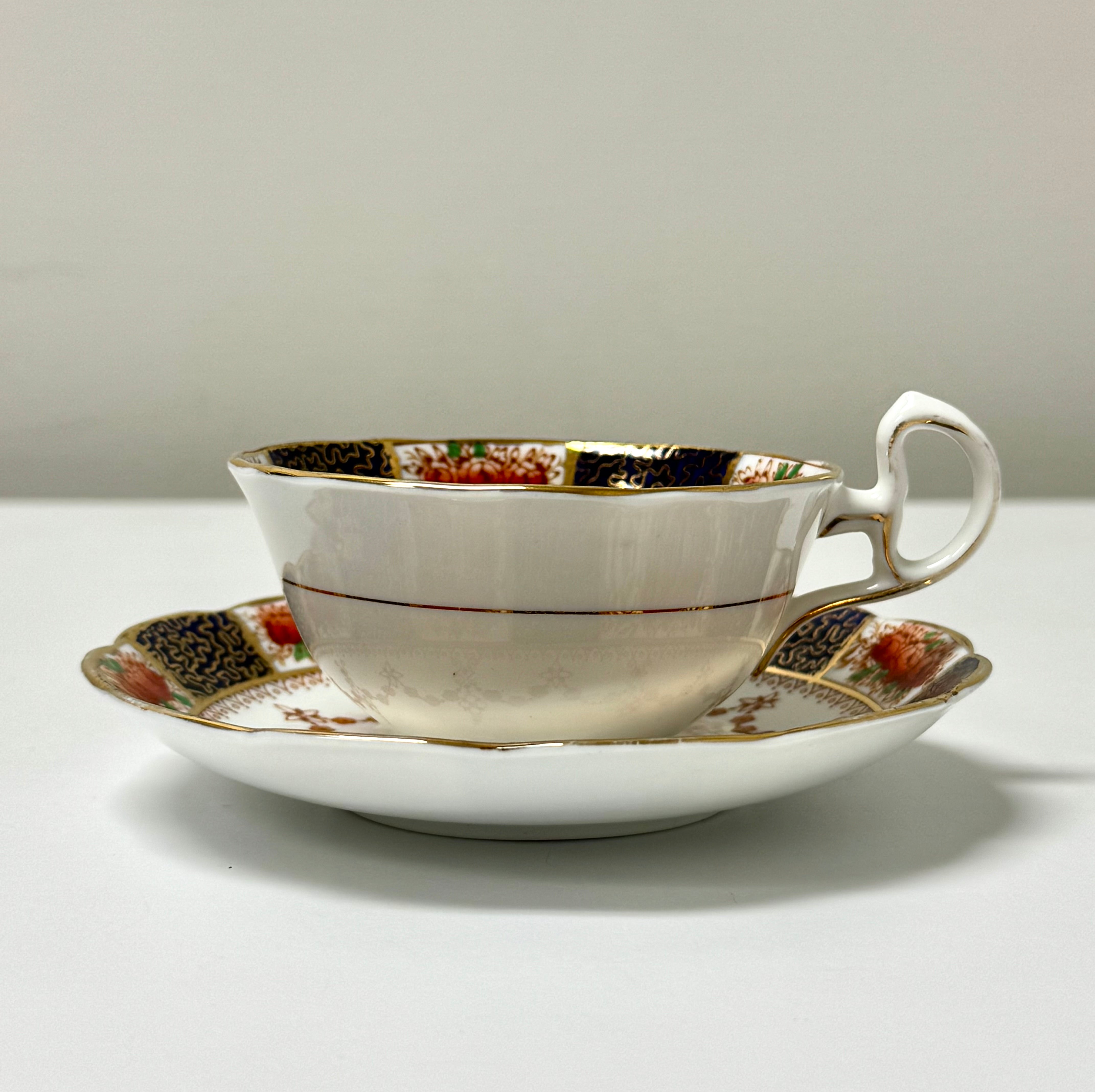 BELL CHINA Imari Style Cup & Saucer