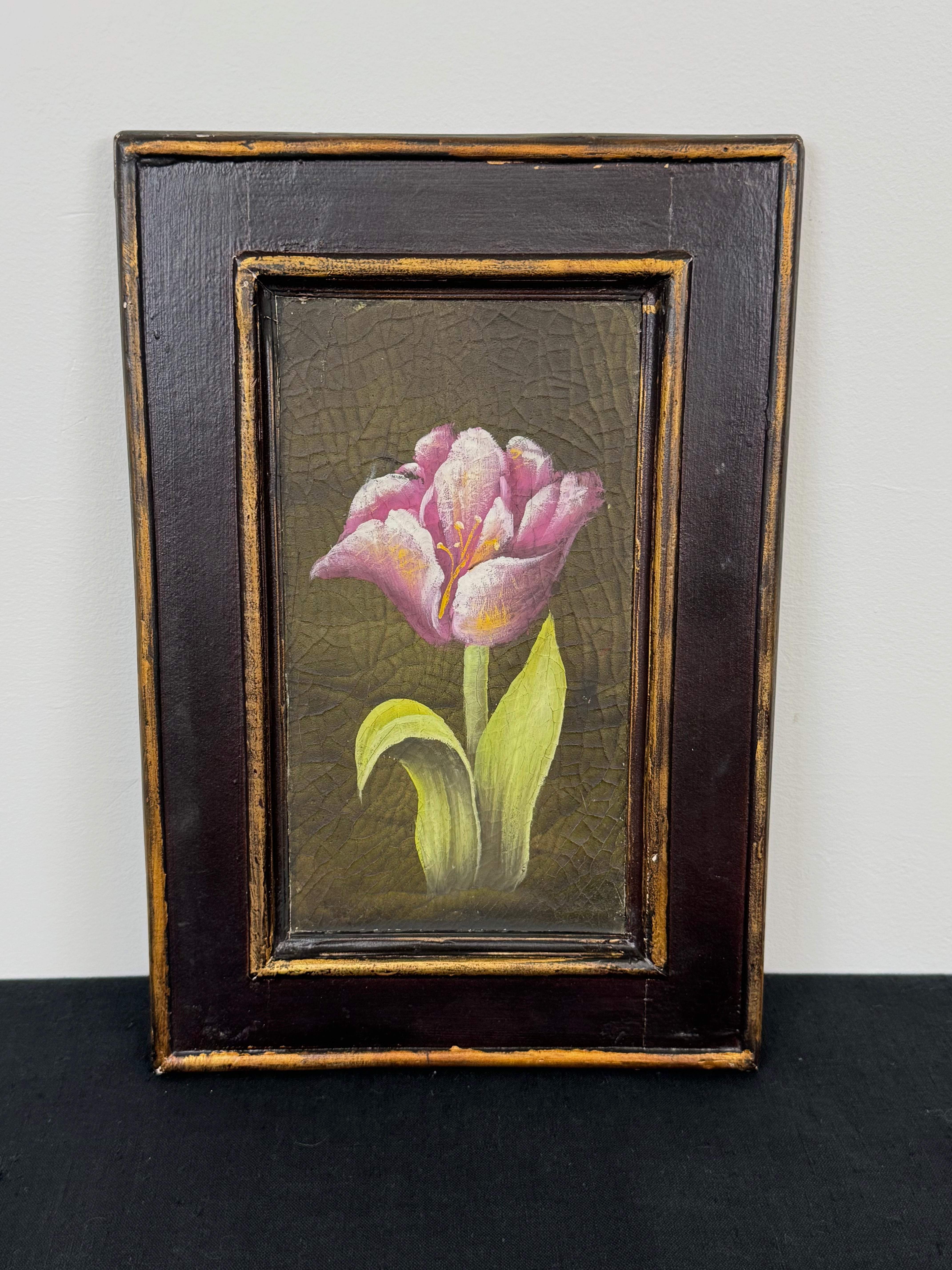 Pink Tulip Wall Plaque