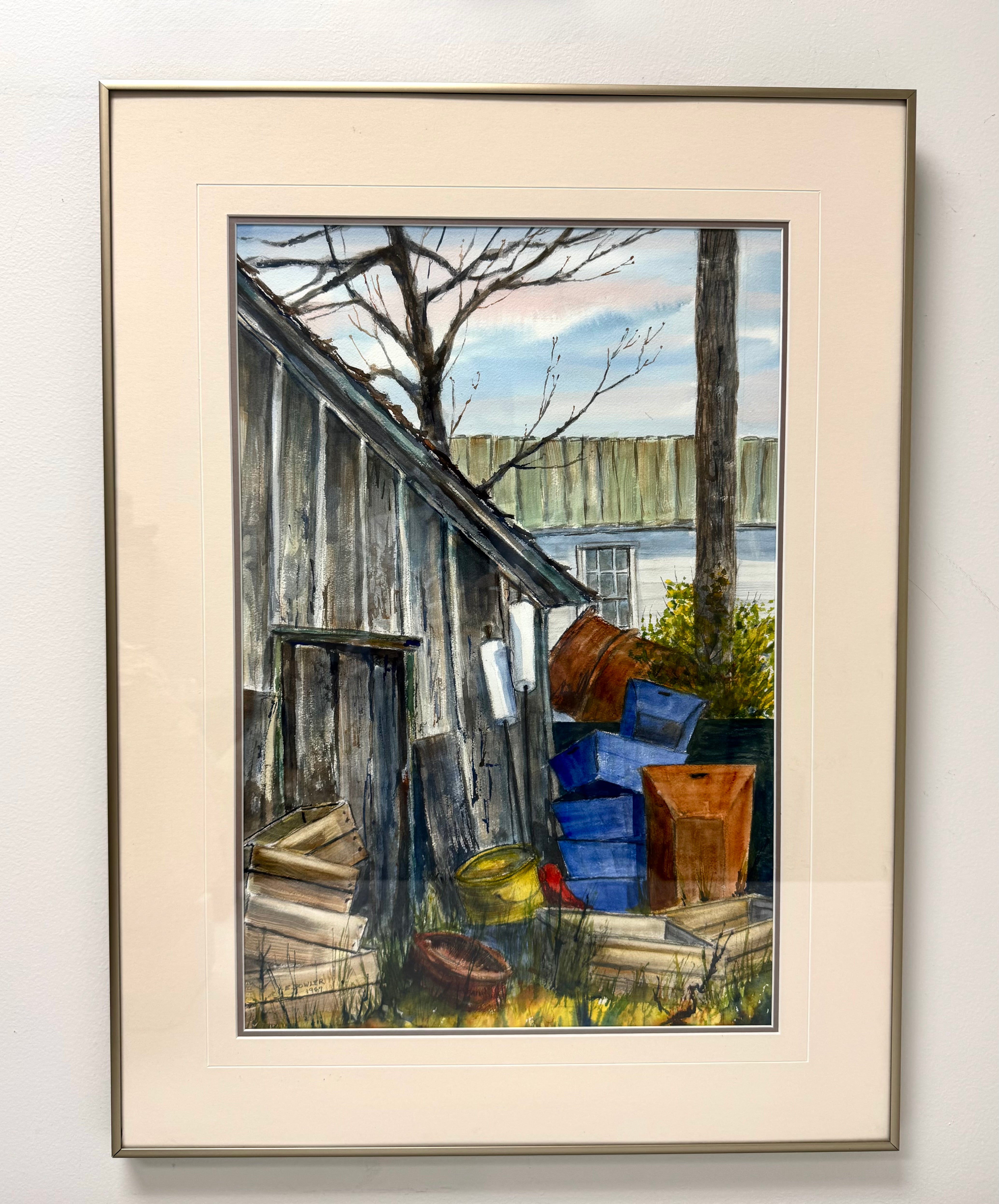 'Rural Shed' Original Watercolour