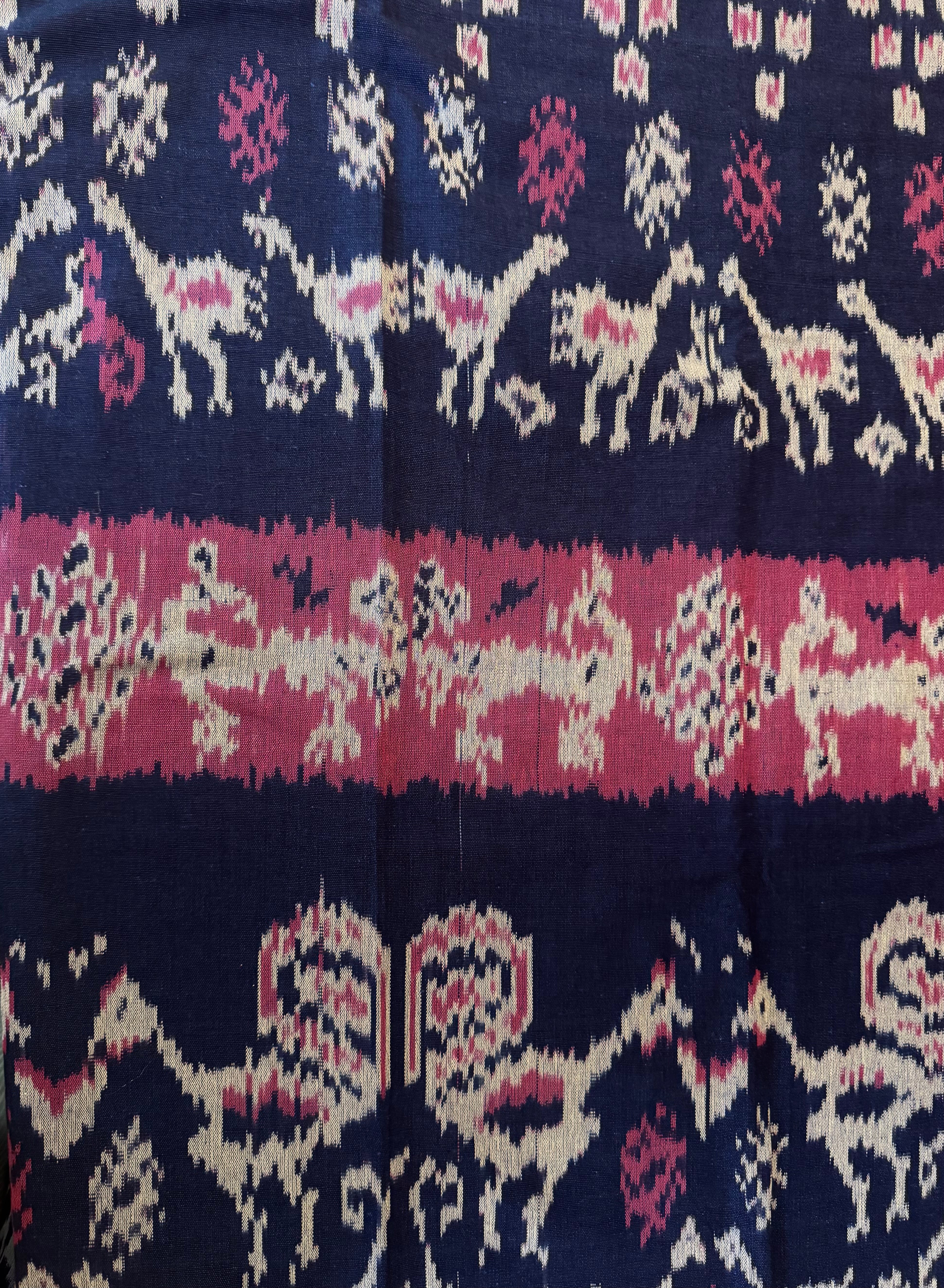 Sumba Ikat Indigo Throw