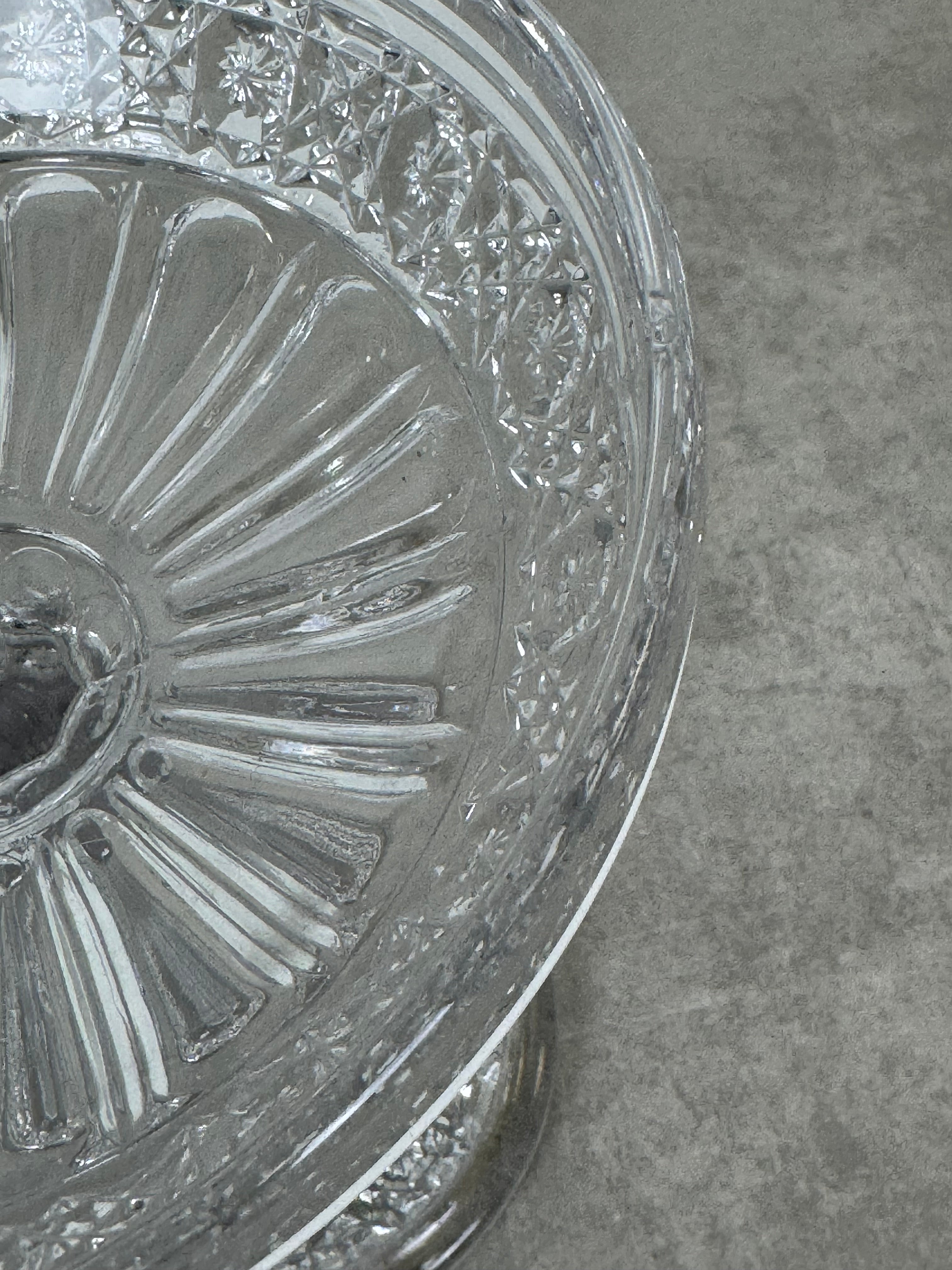 Cut Glass Compote