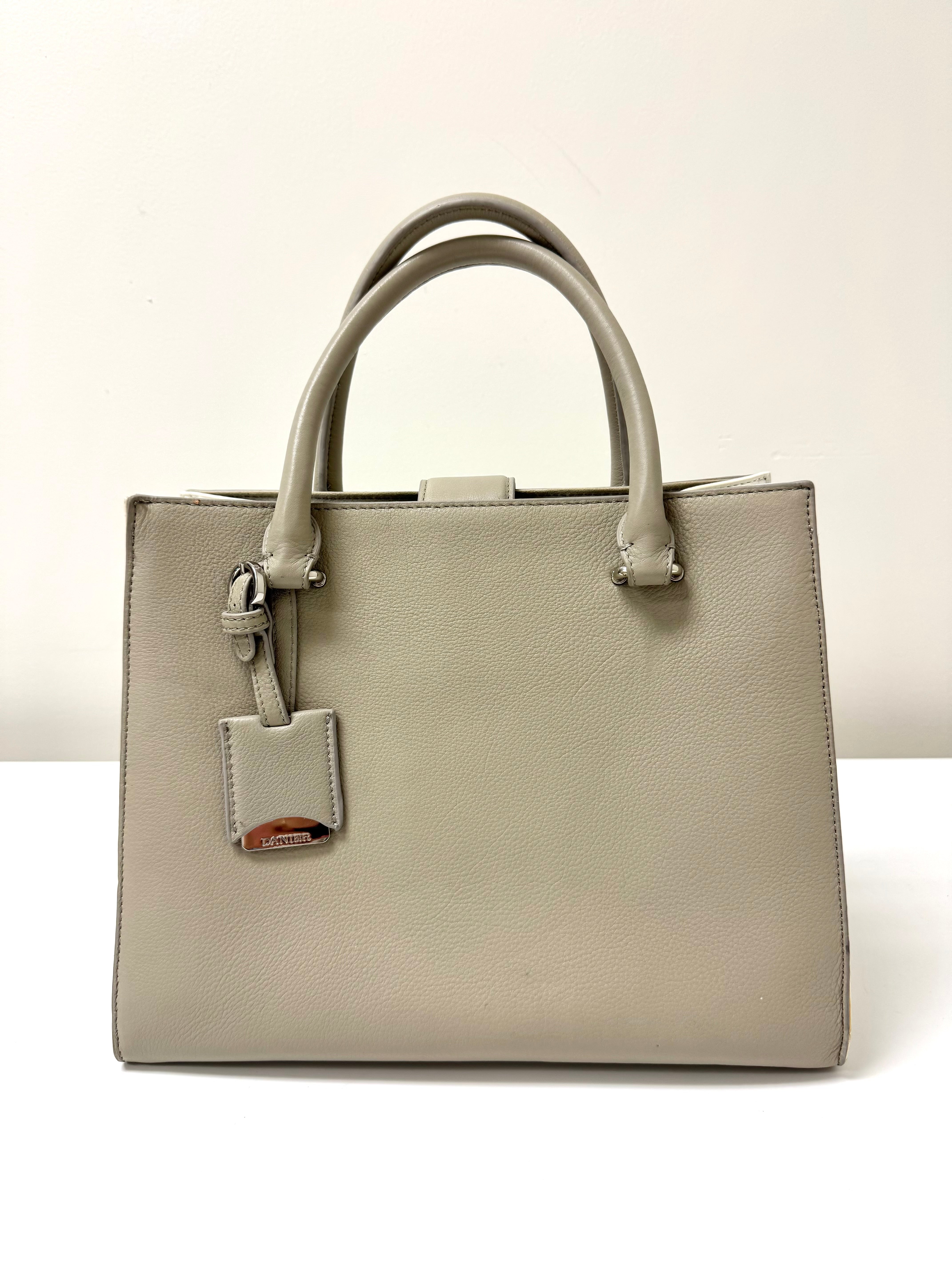 DANIER Light Taupe Leather Handbag