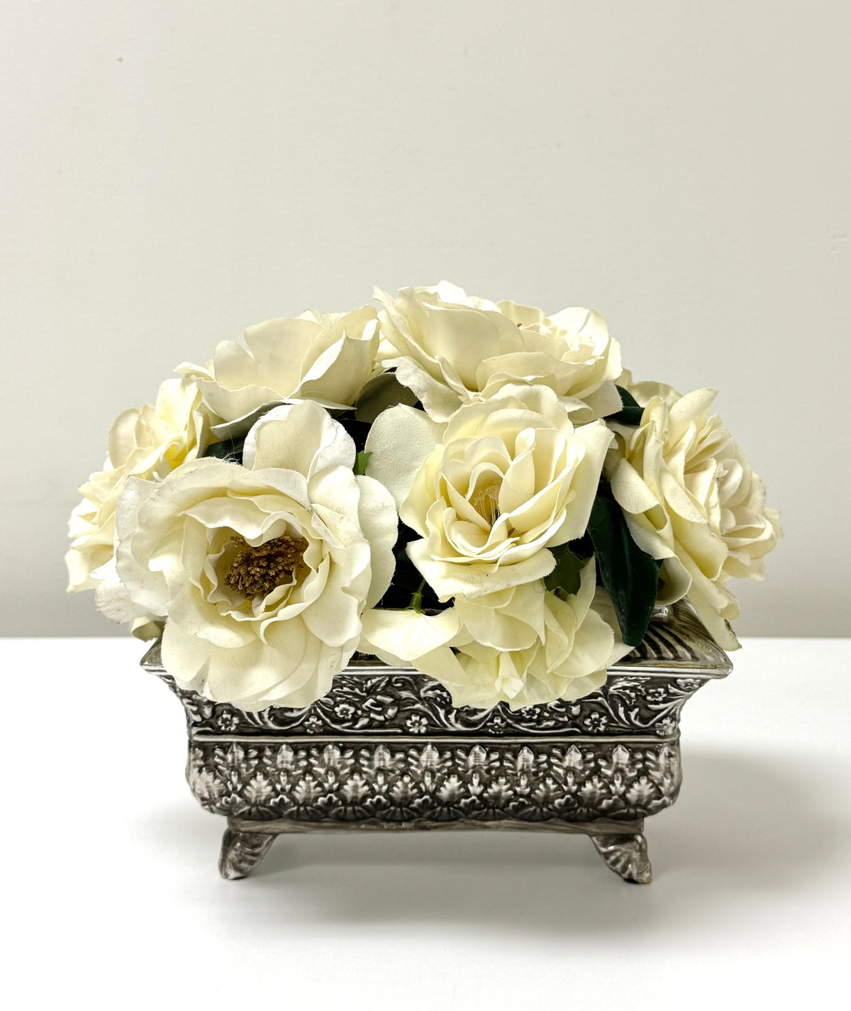 Cream Roses Floral Arrangement
