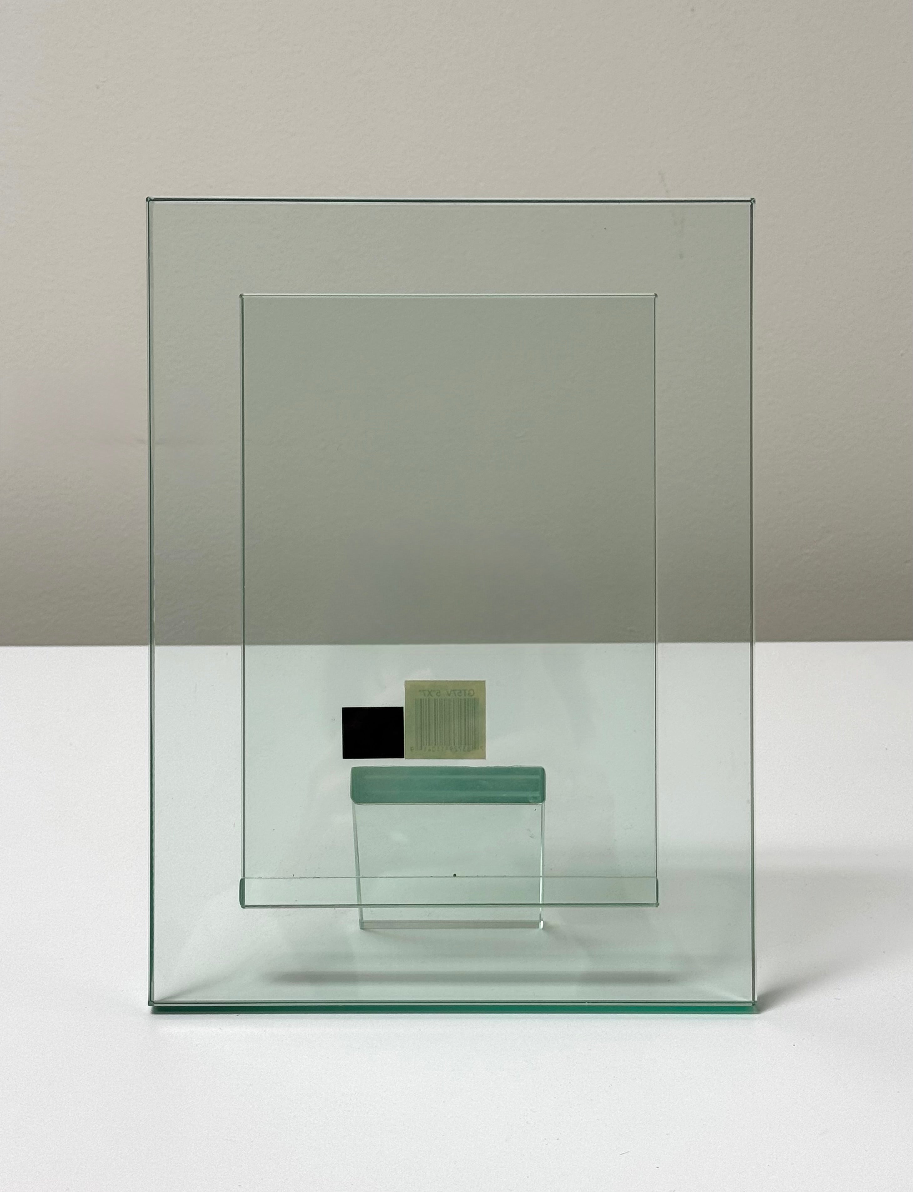 Modernist Glass Floating Frame