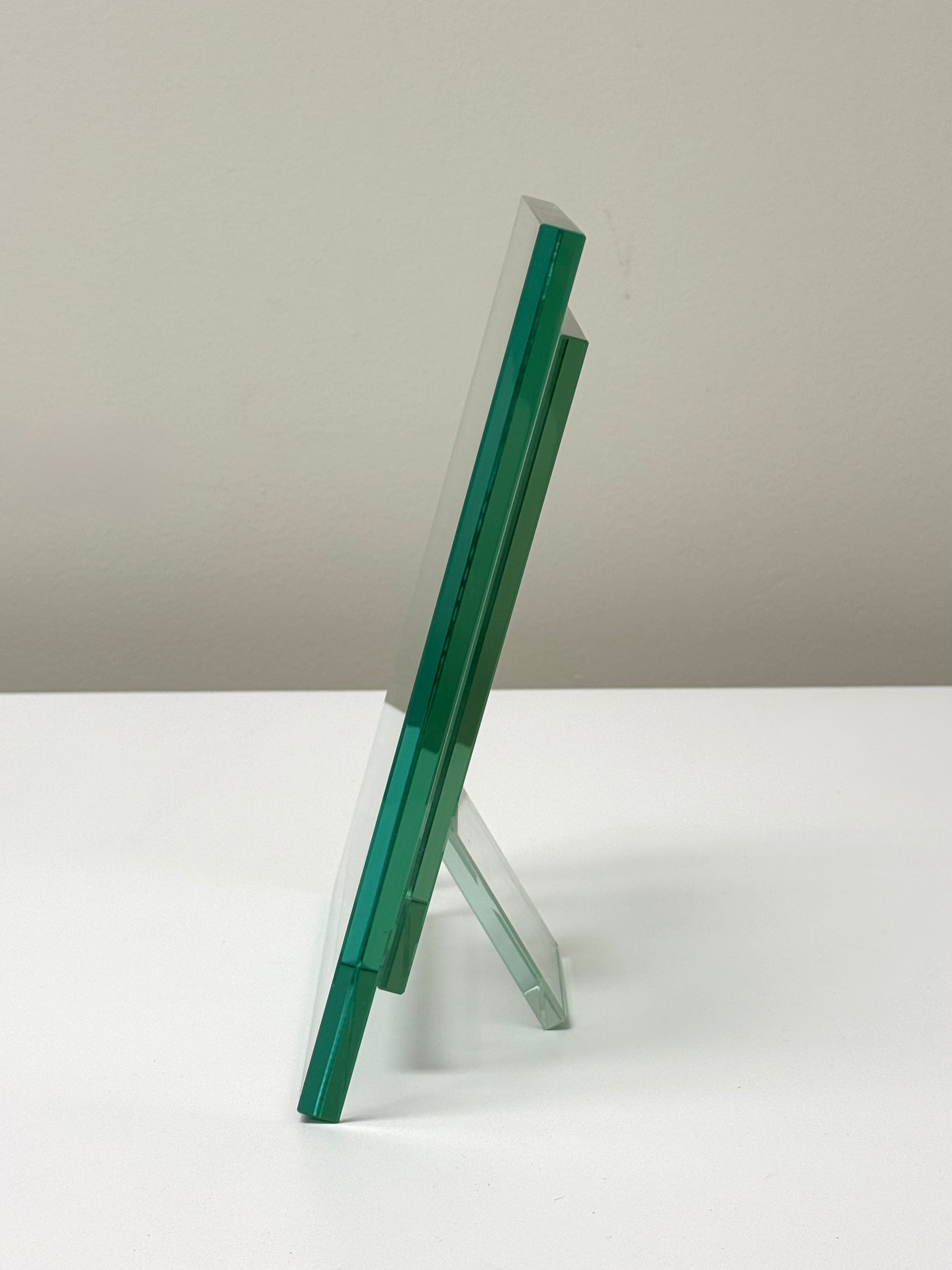 Modernist Glass Floating Frame