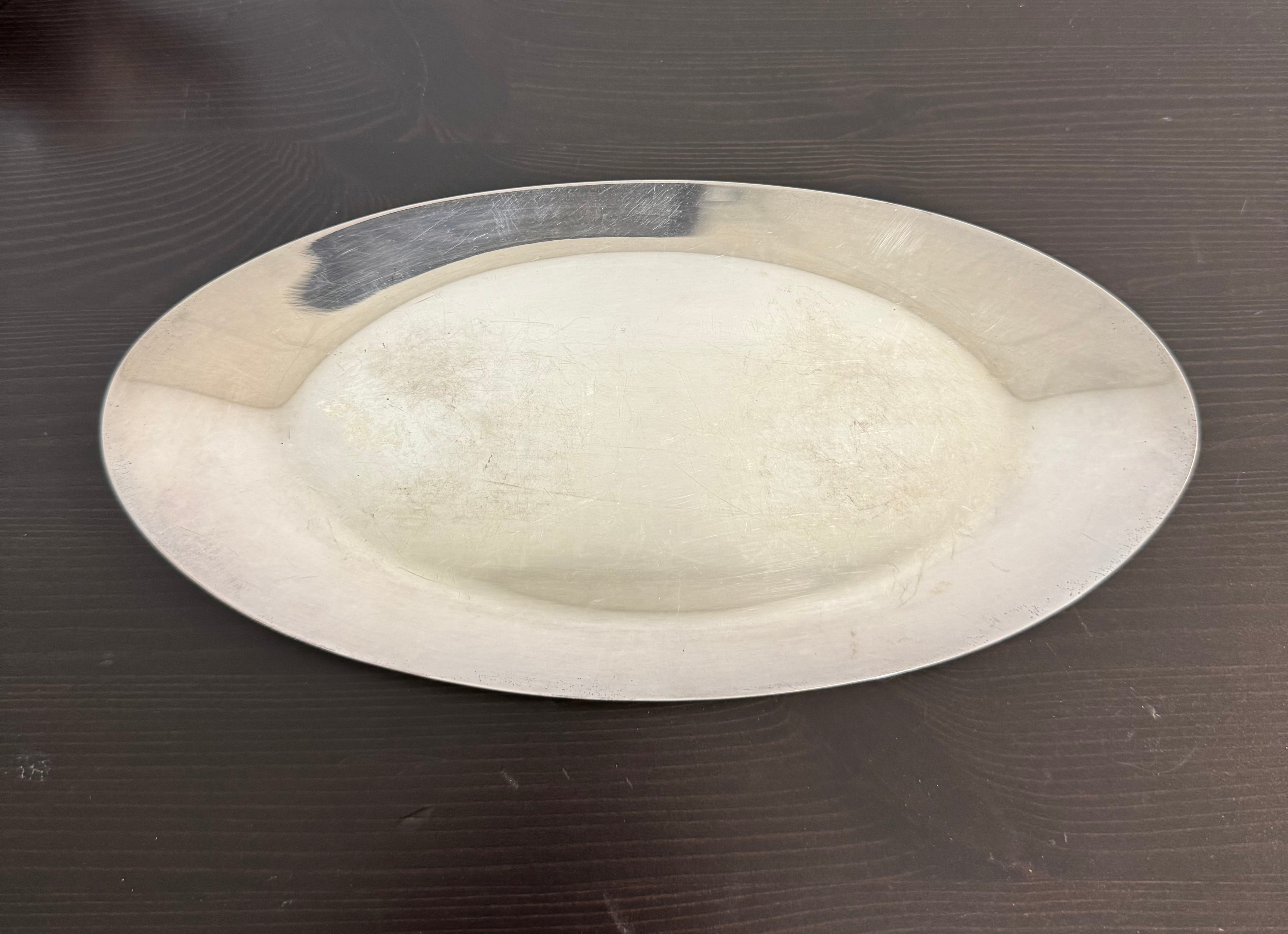 Silver Porcleain Cream & Sugar Set