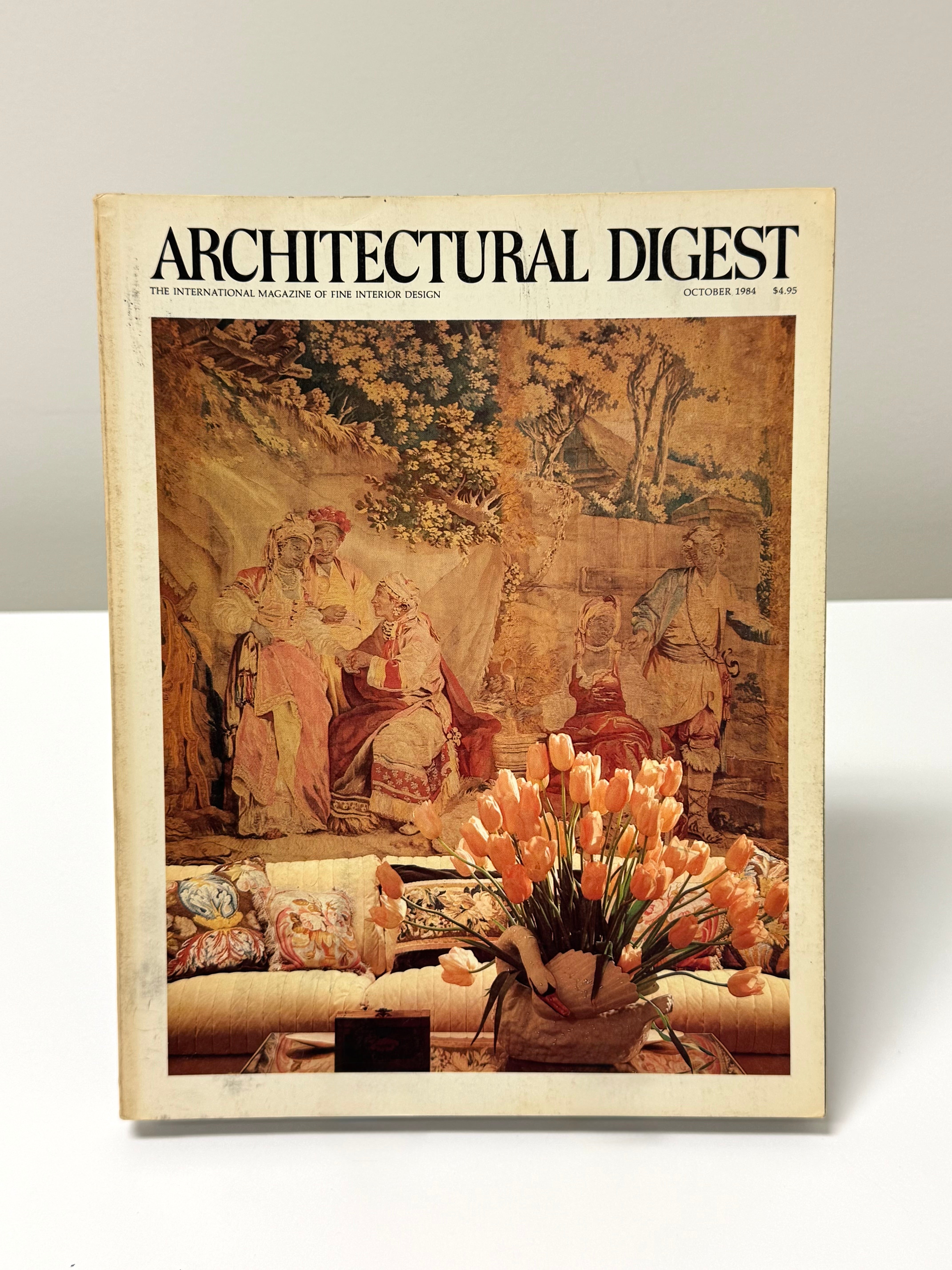 Vintage ARCHITECTURAL DIGEST October 1984