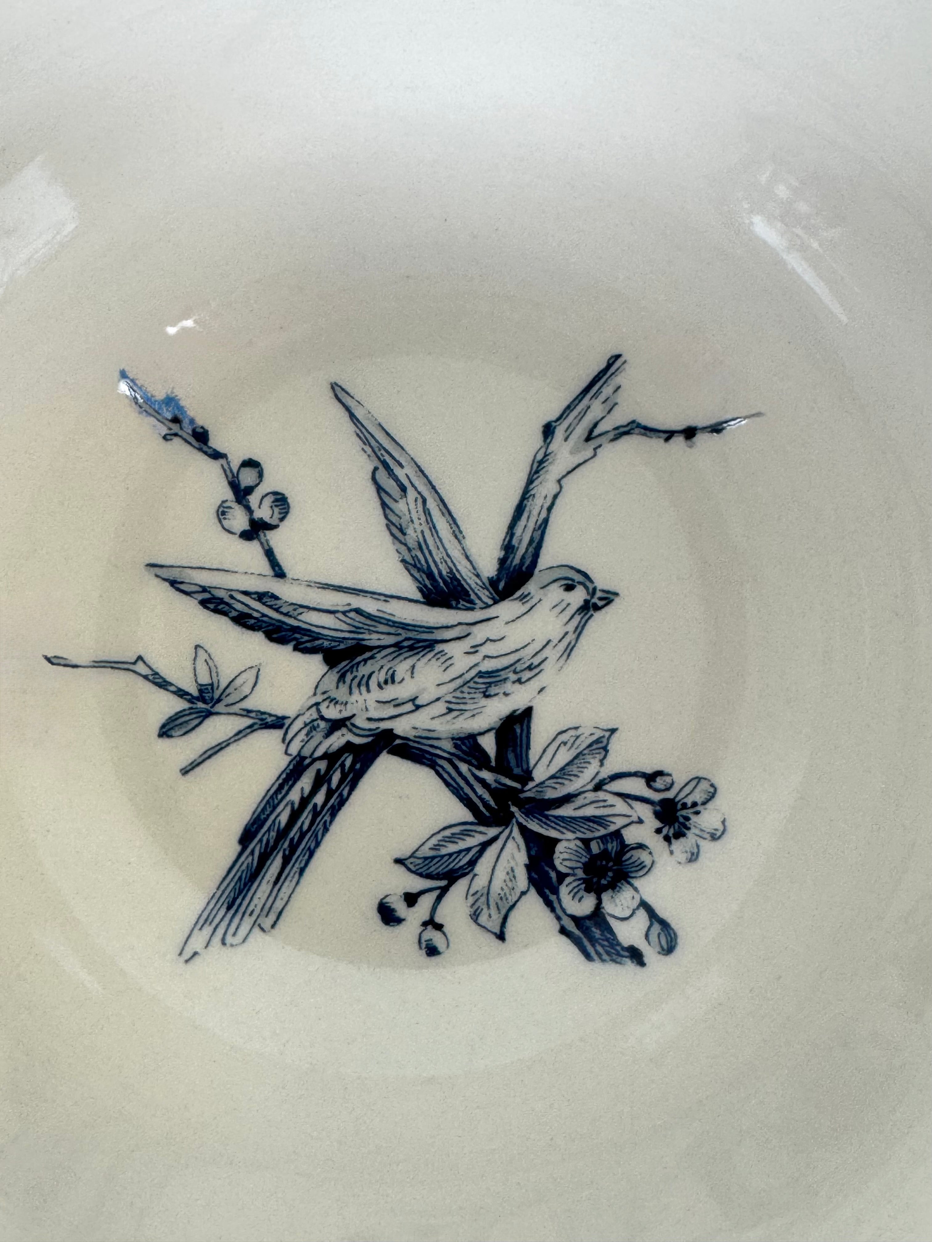 'Adelaide Blue' Bowl and Plate Set