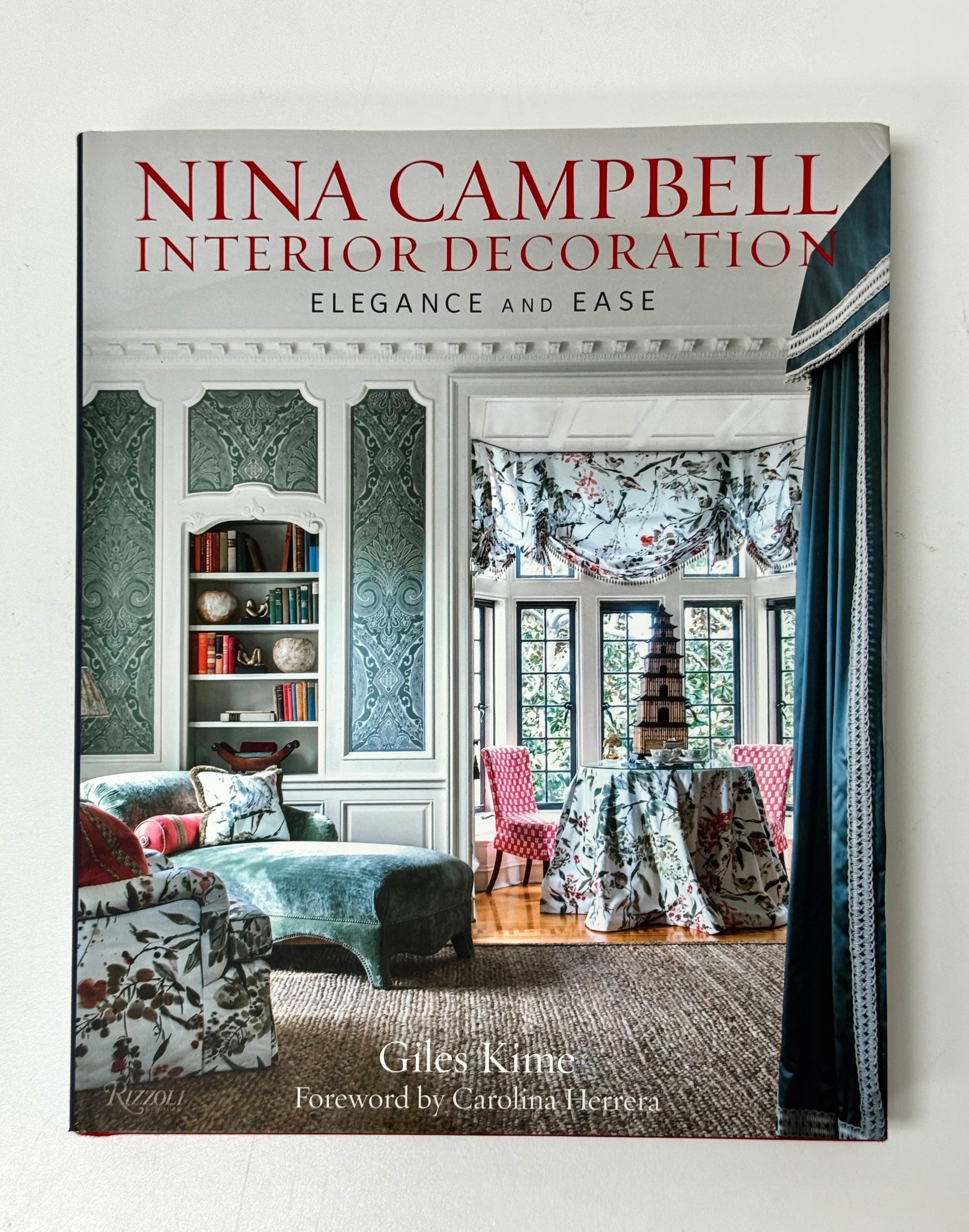 'Nina Campbell Interior Decoration' Hardcover