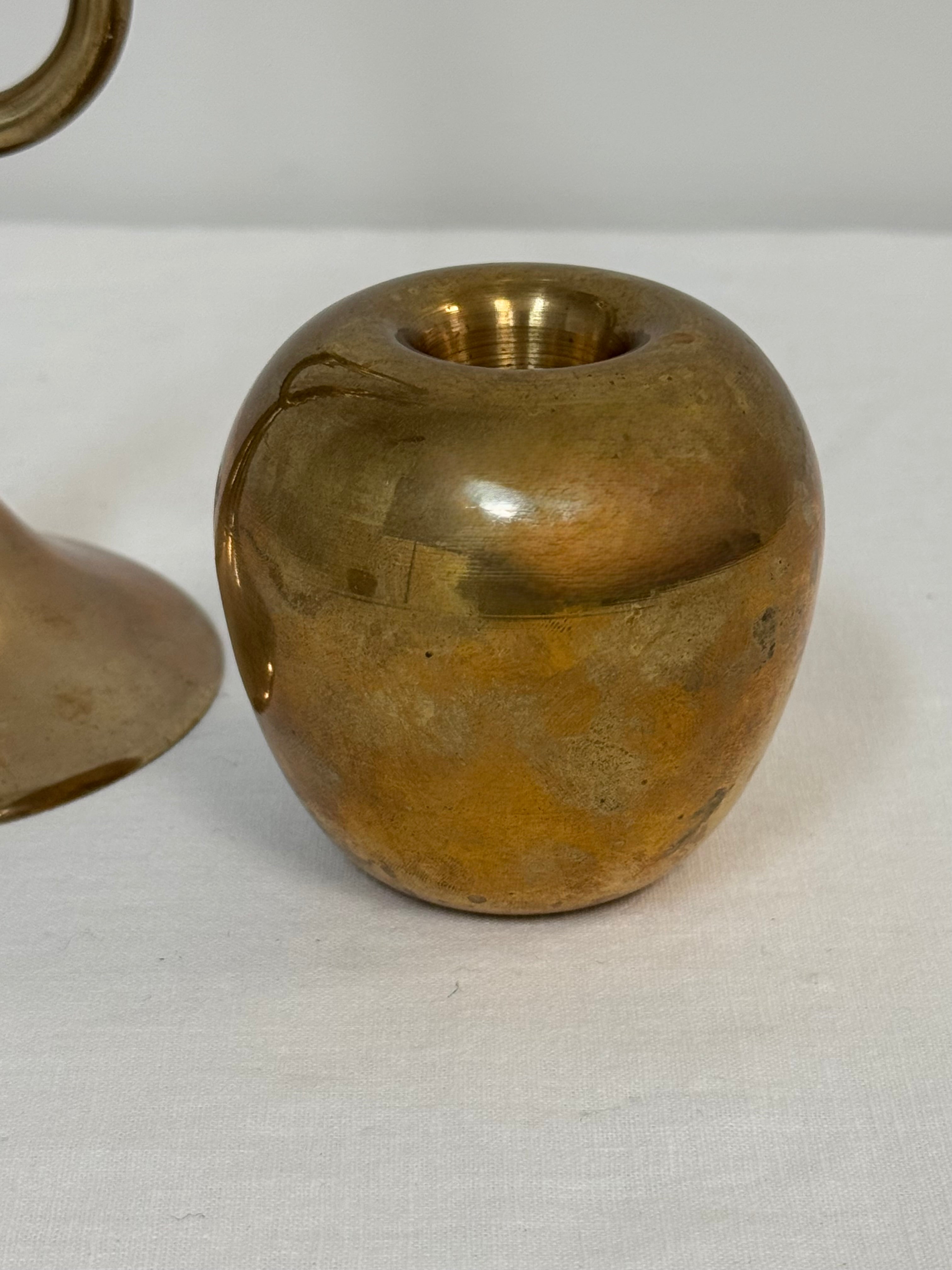 Solid Brass Apple