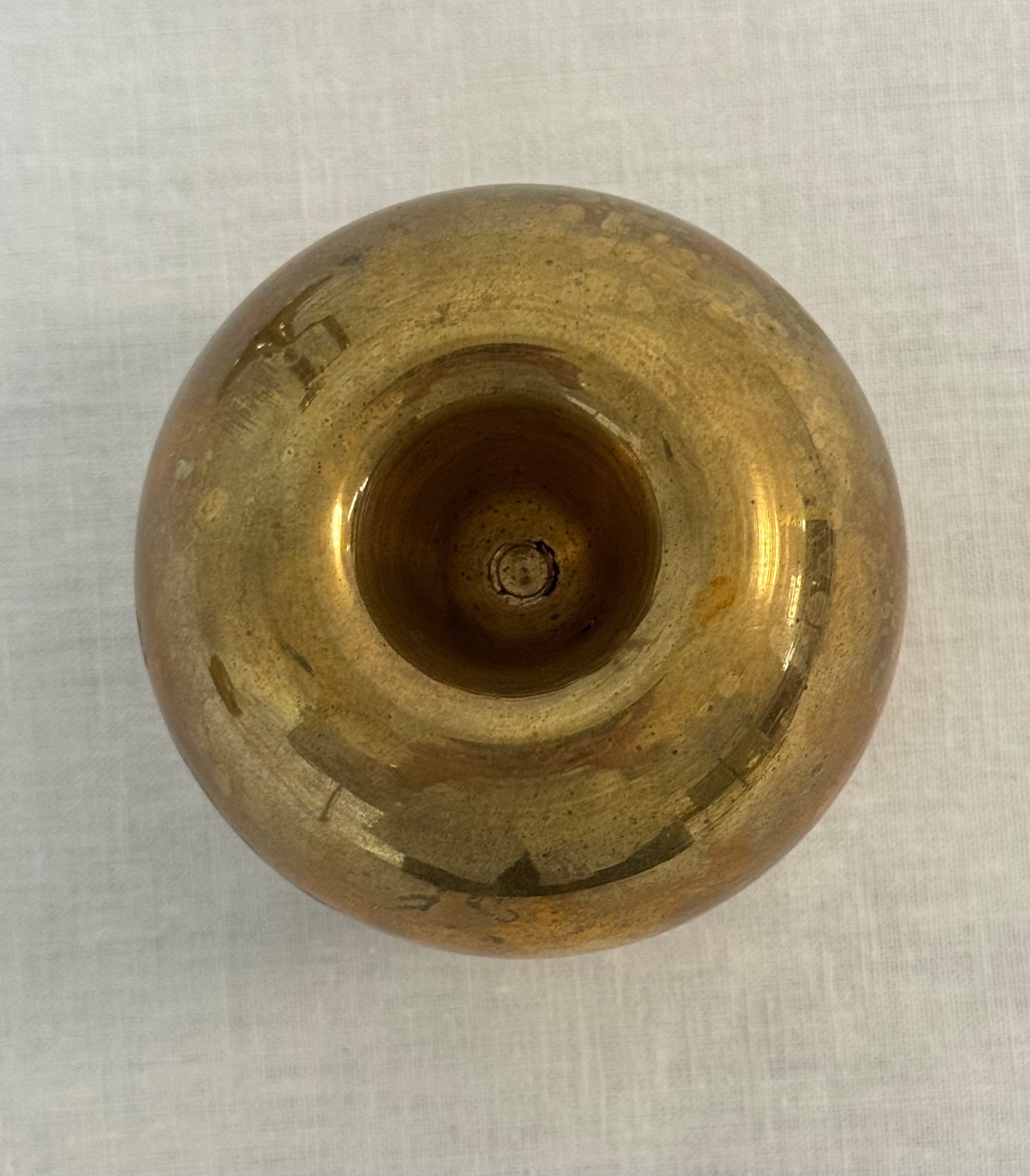 Solid Brass Apple