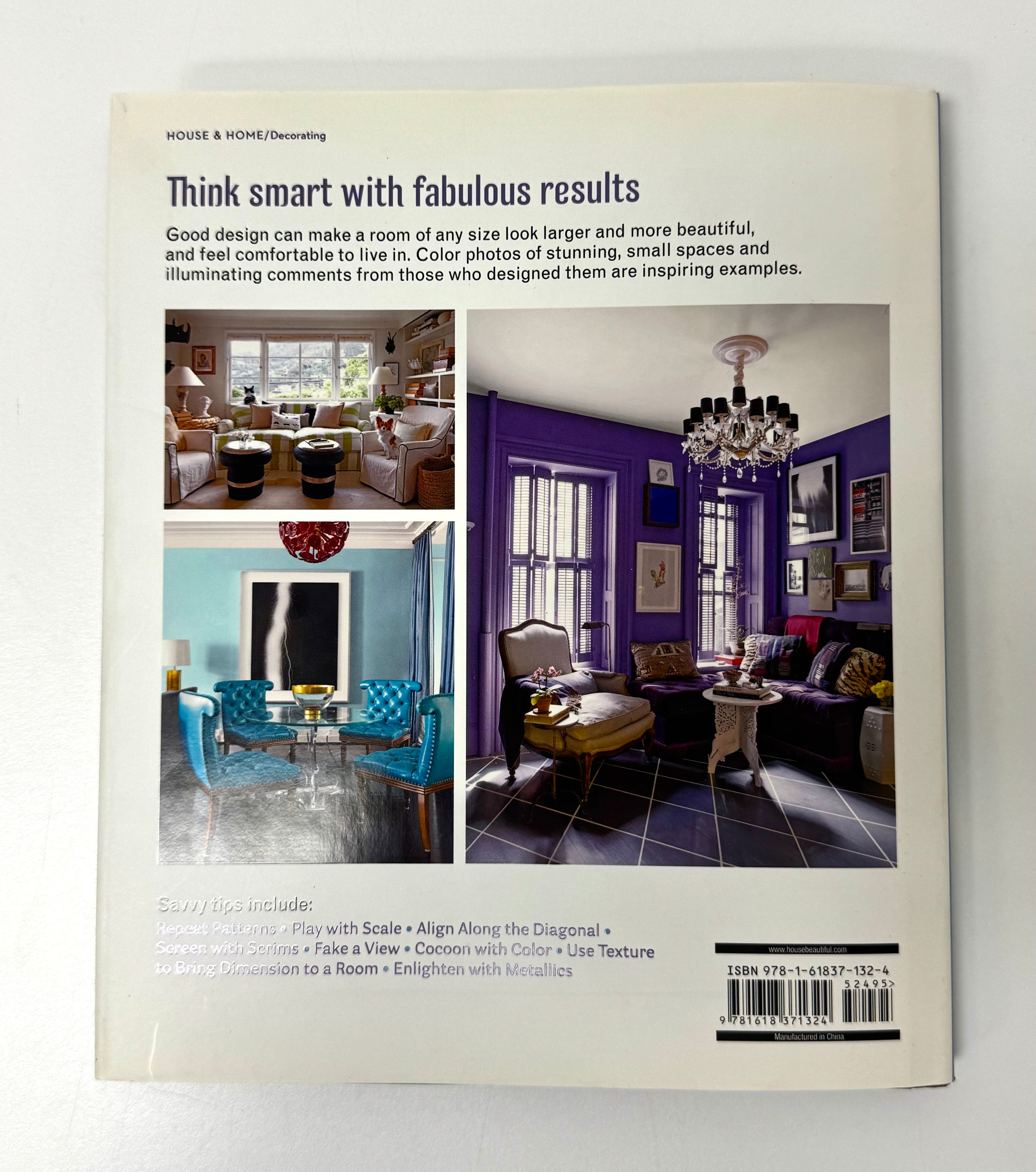 'House Beautiful Think Small' Hardcover
