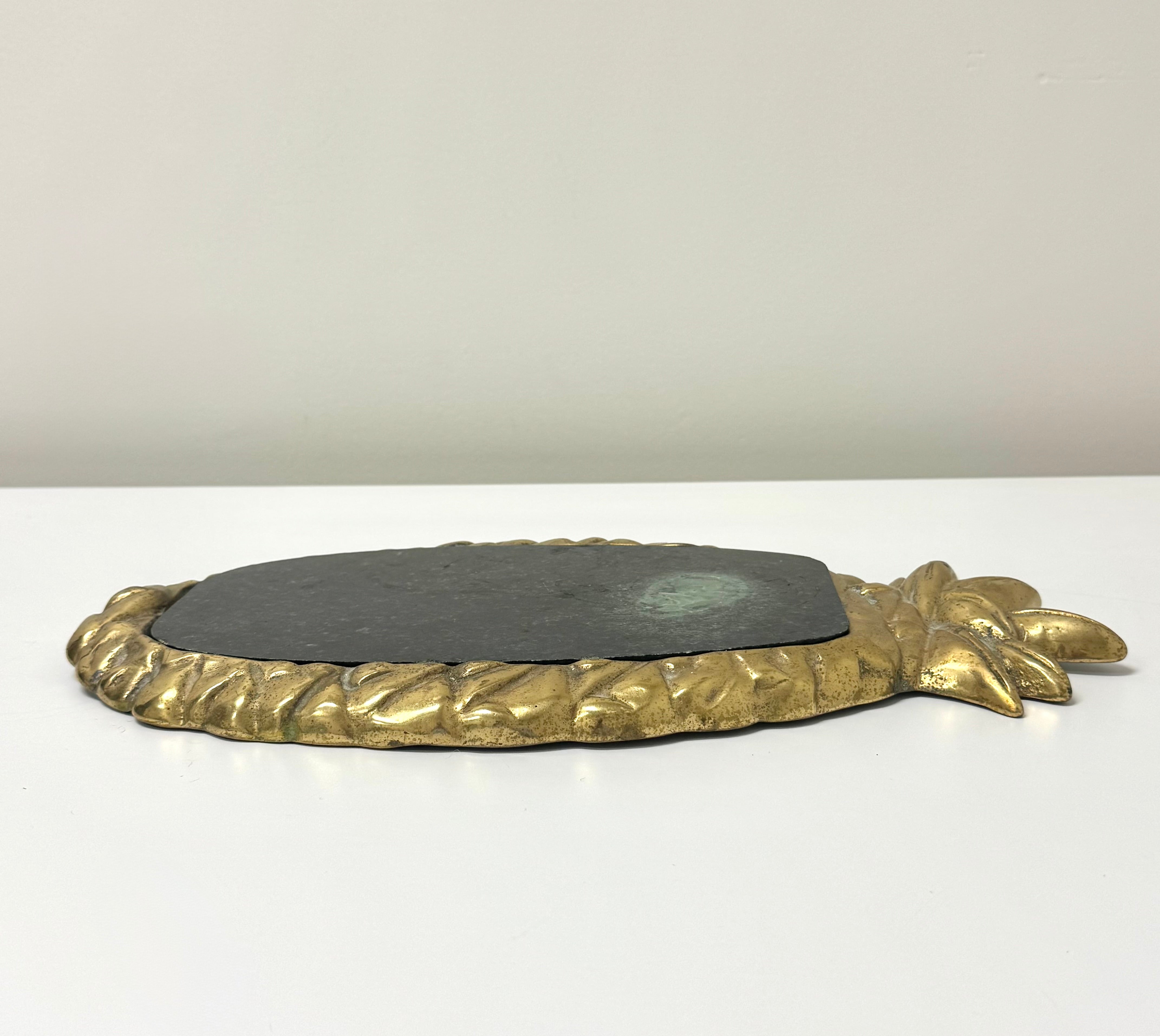 Vintage Brass Pineapple Tray