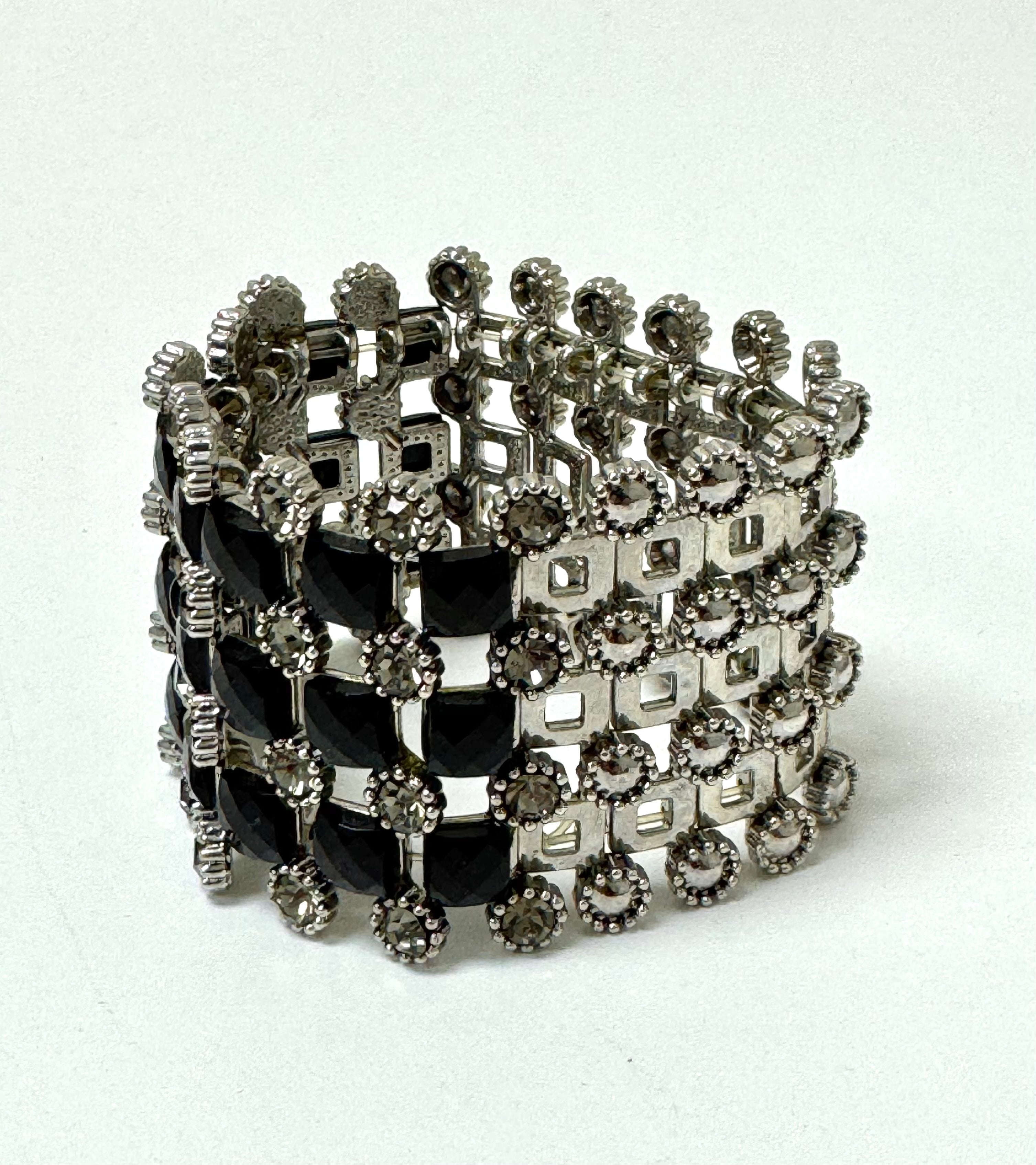 Half Black/Half Silver Bracelet