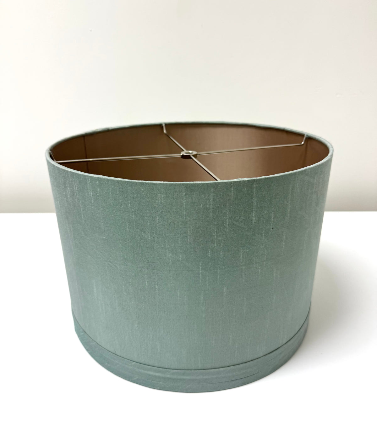 Seafoam Silk 14" Drum Shade