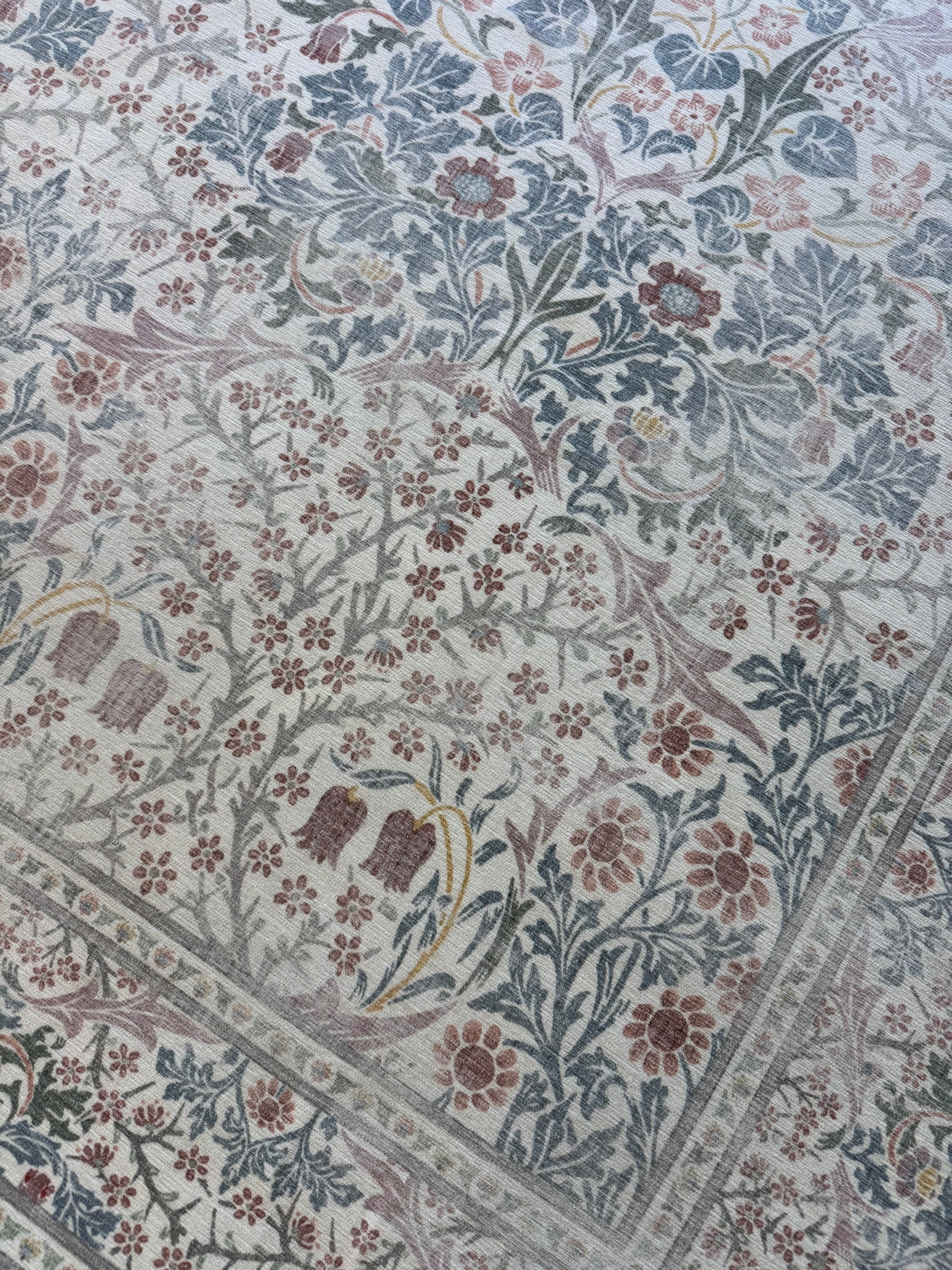 RUGGABLE 'Blackthorn Ivory' 8' x 10' Washable Rug