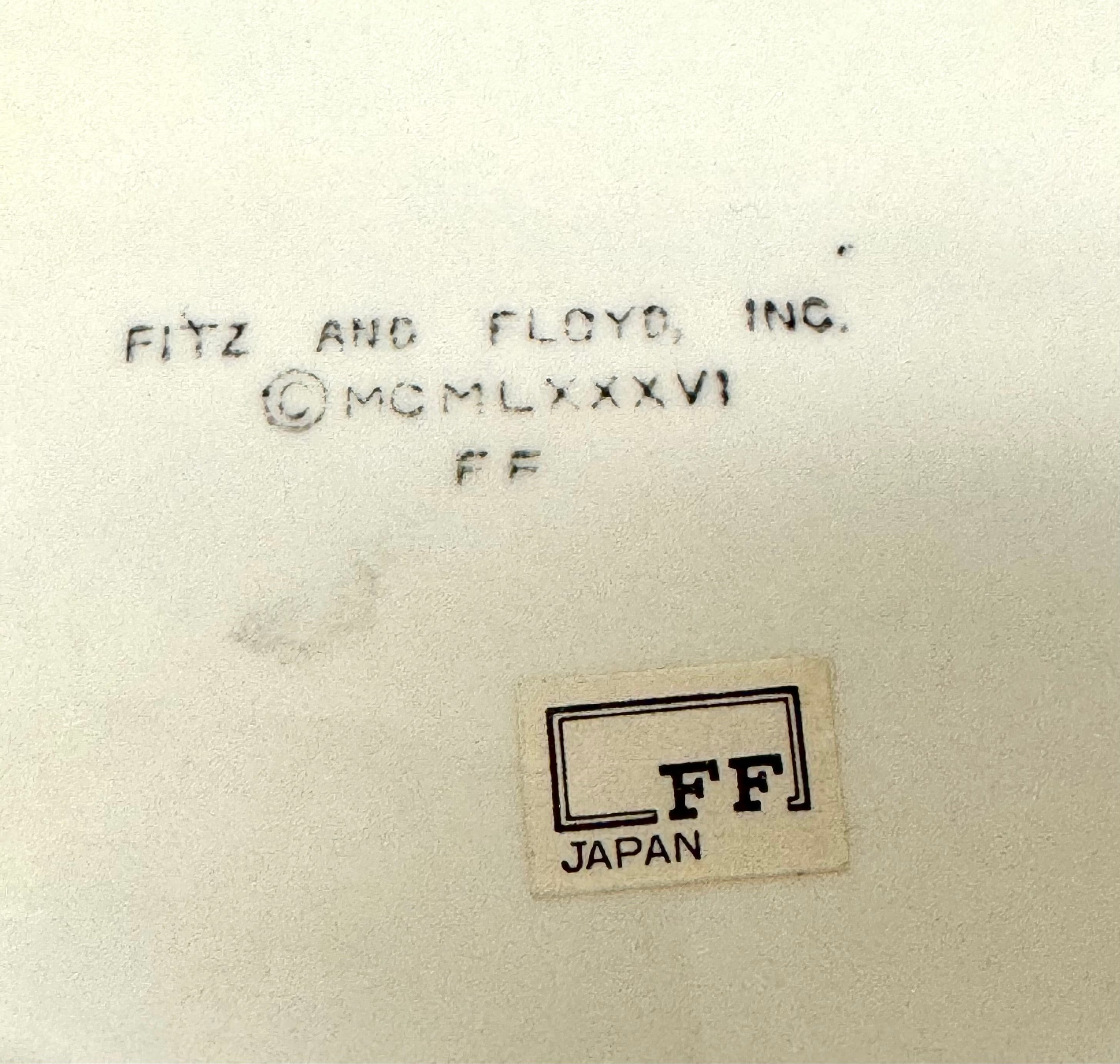 Vintage FITZ & FLOYD Mallard Covered Box