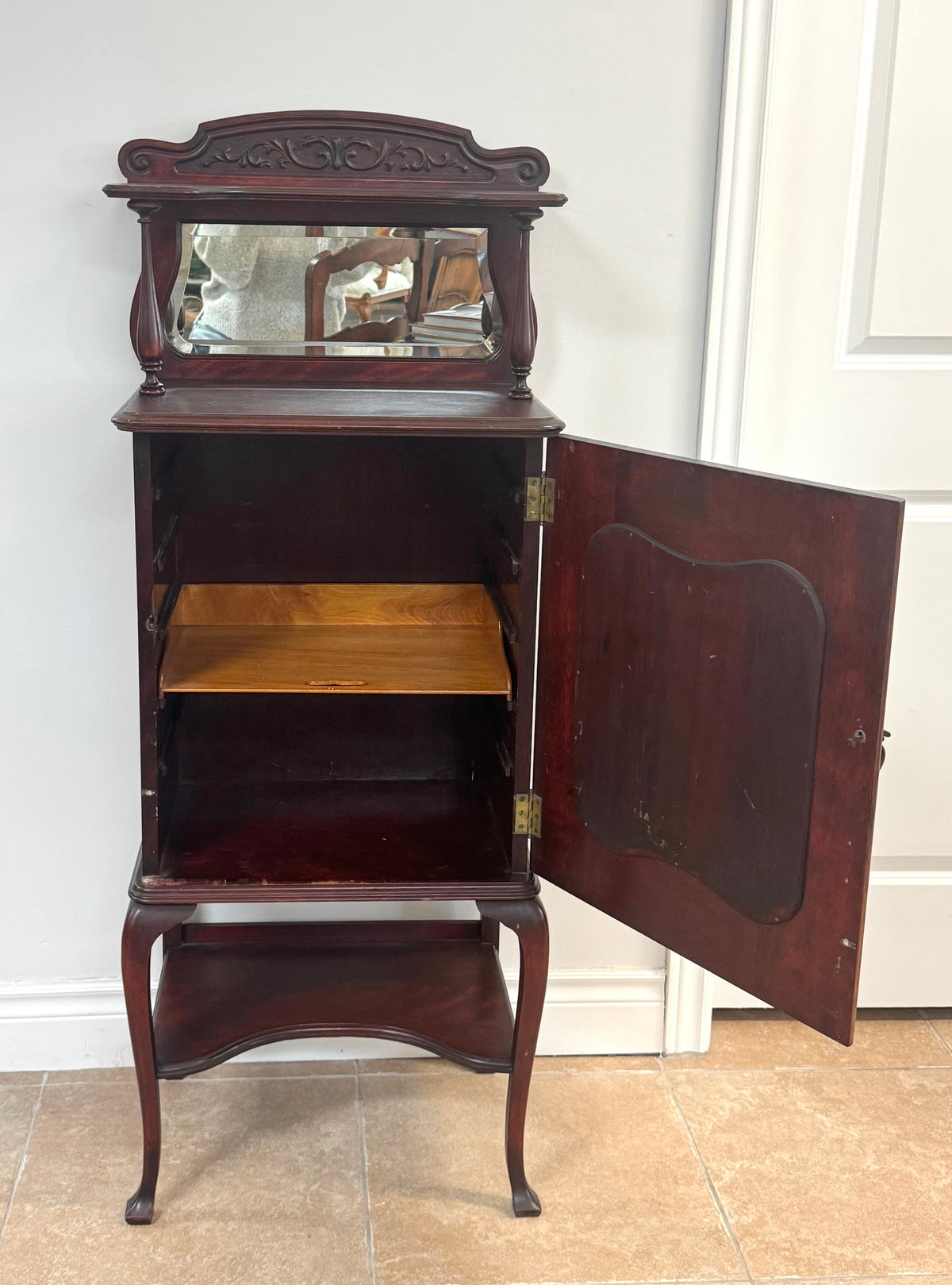 Antique Sheet Music Cabinet
