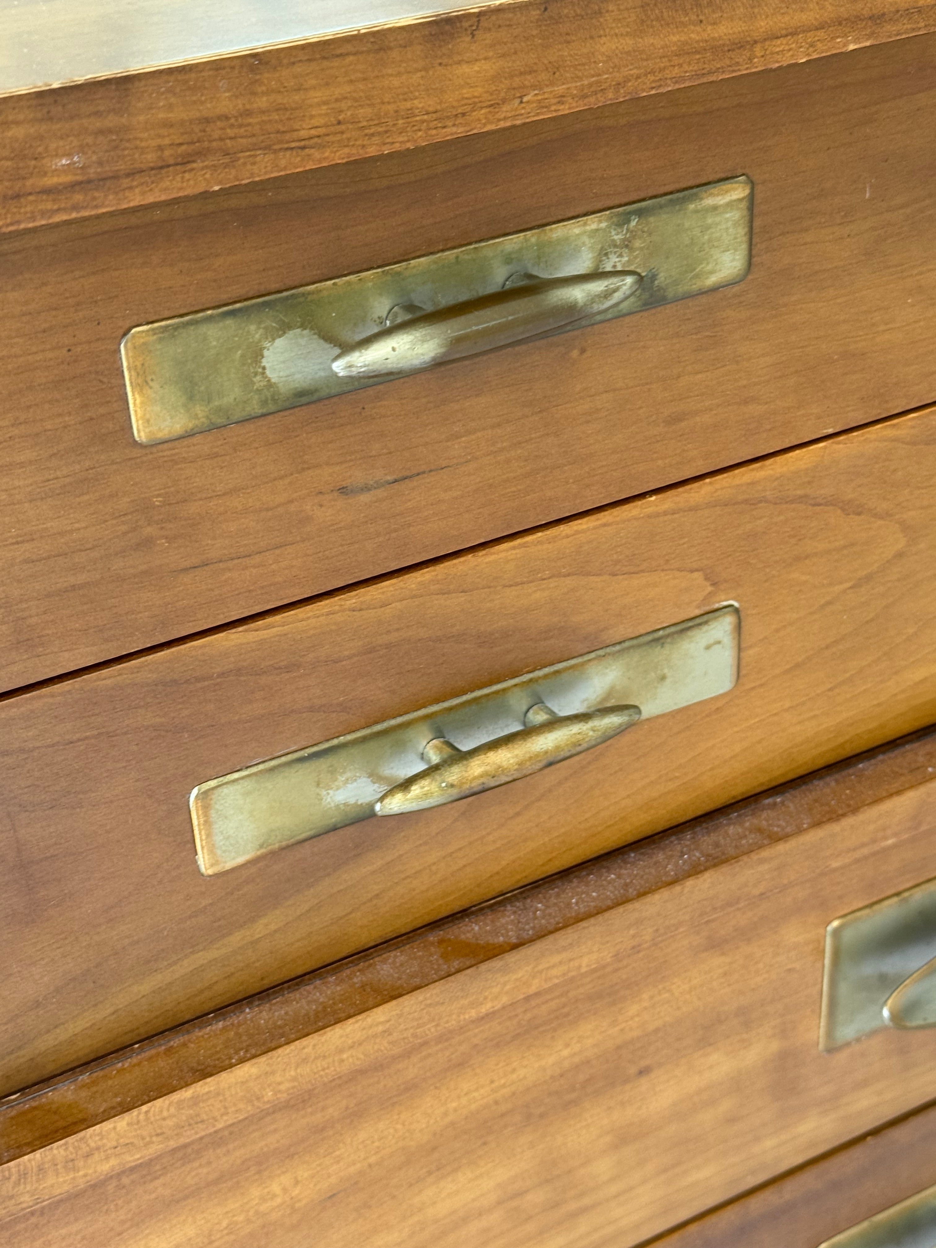 Vintage MCM Dresser with Mirror