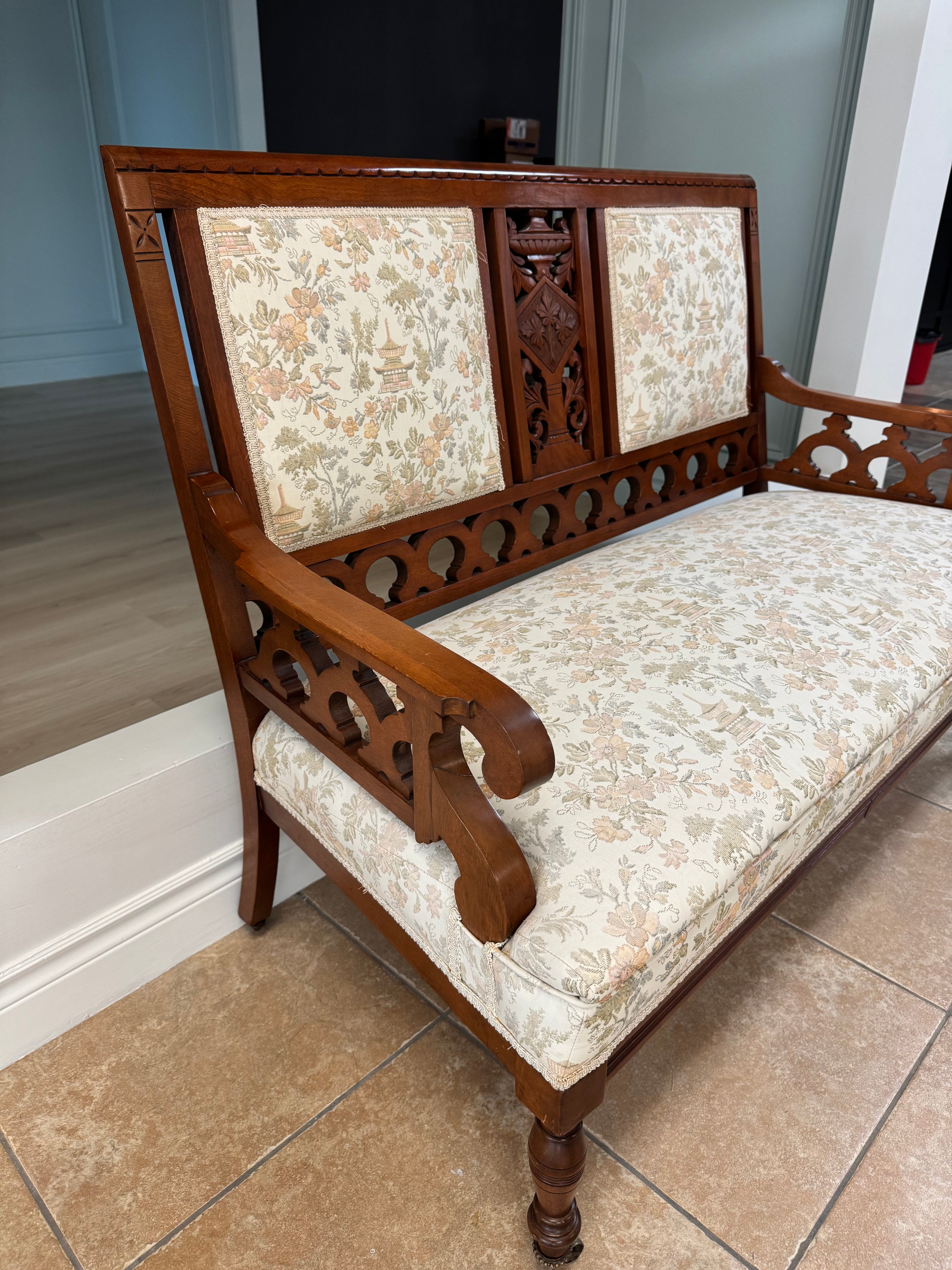 Antique Eastlake Settee