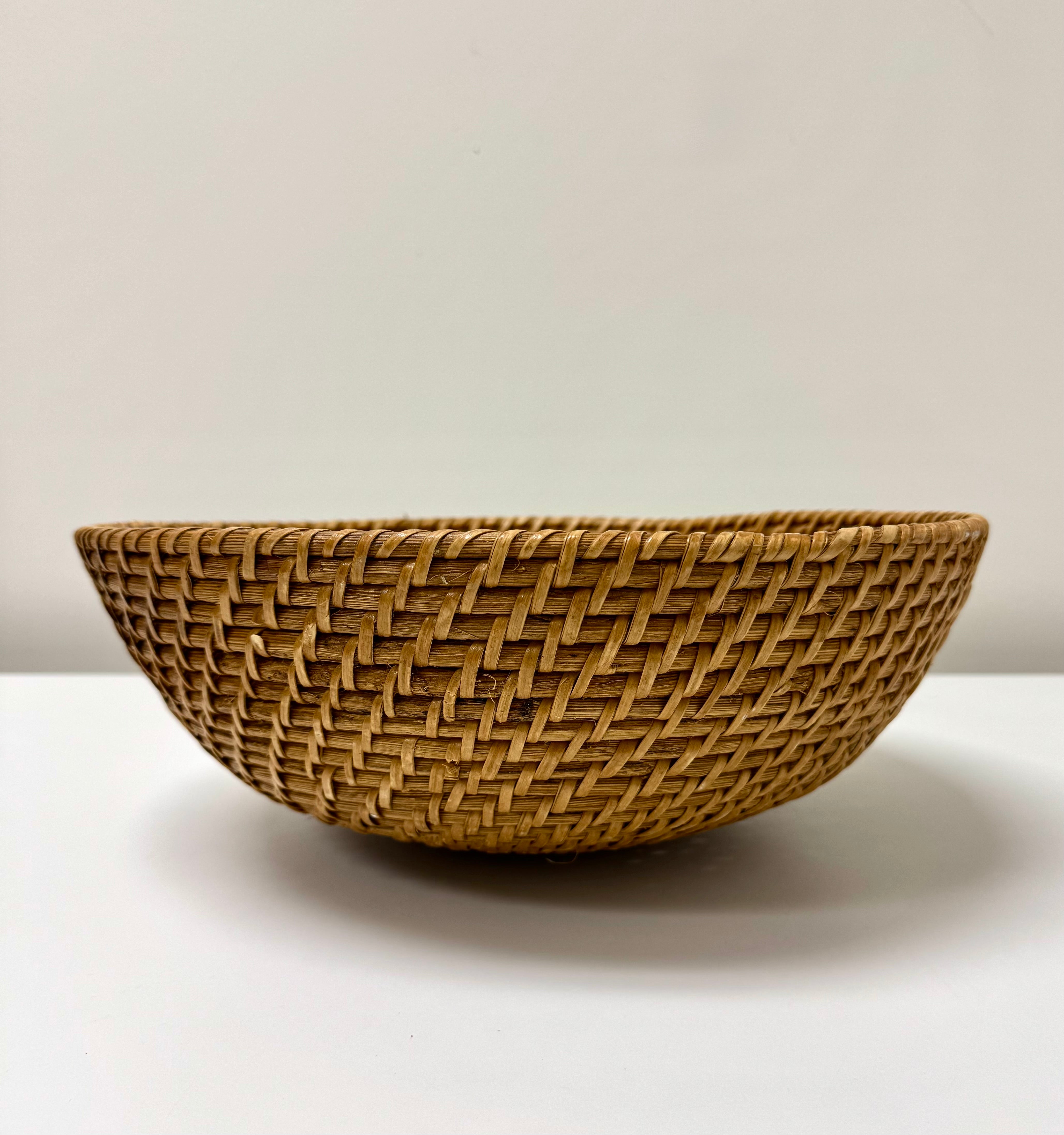 Rattan Woven 14" Bowl