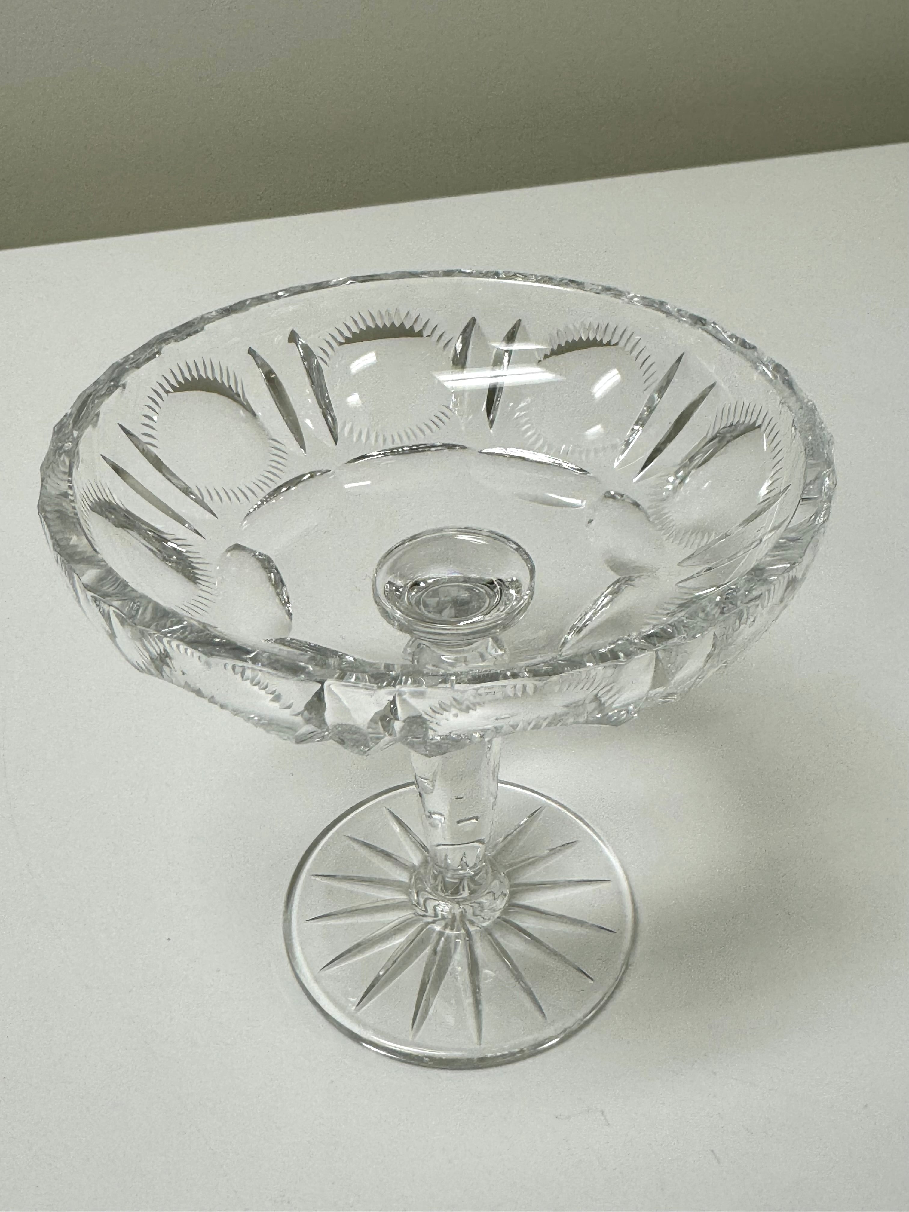 Crystal 5" Compote