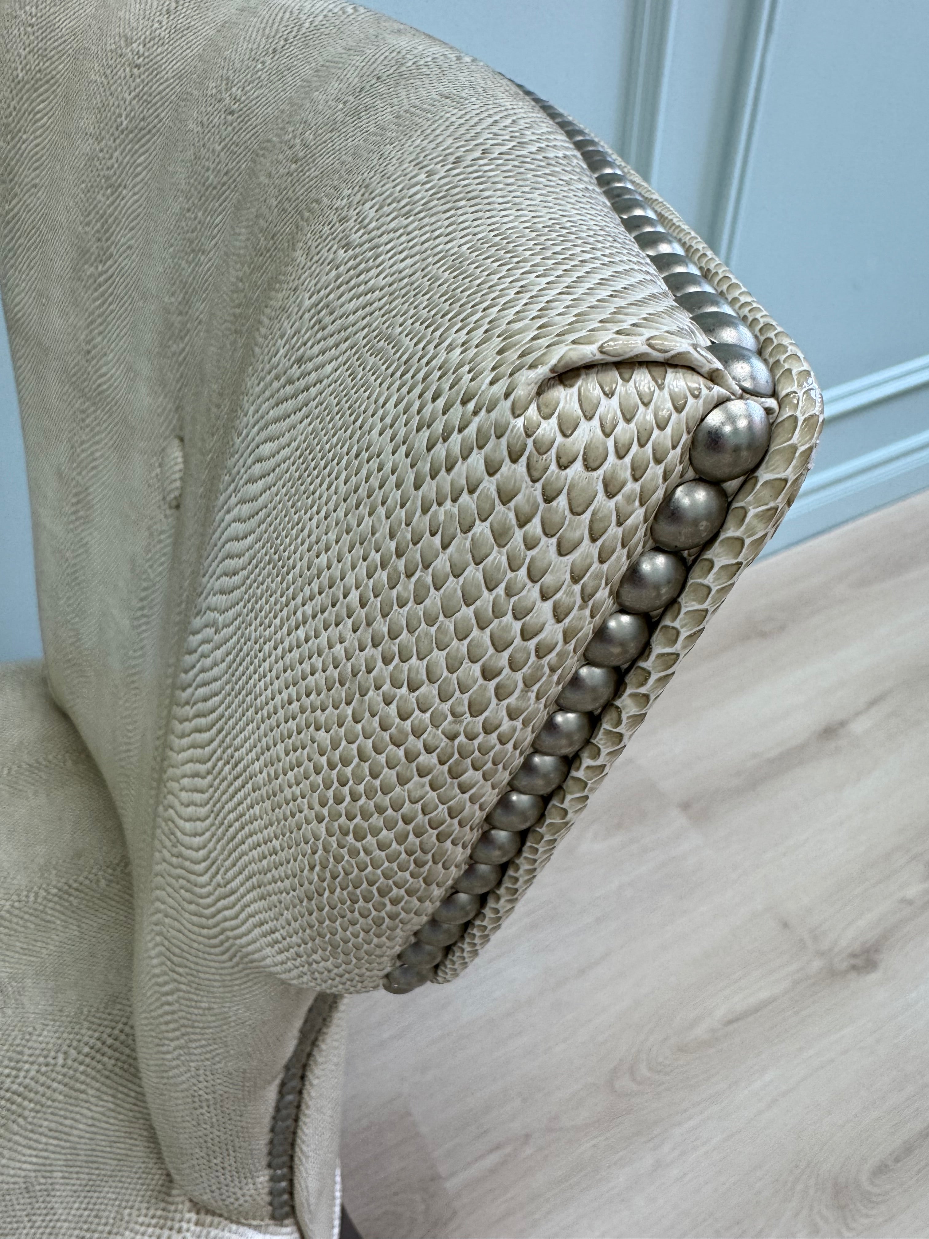 Faux Python Dining Chairs Set of 2