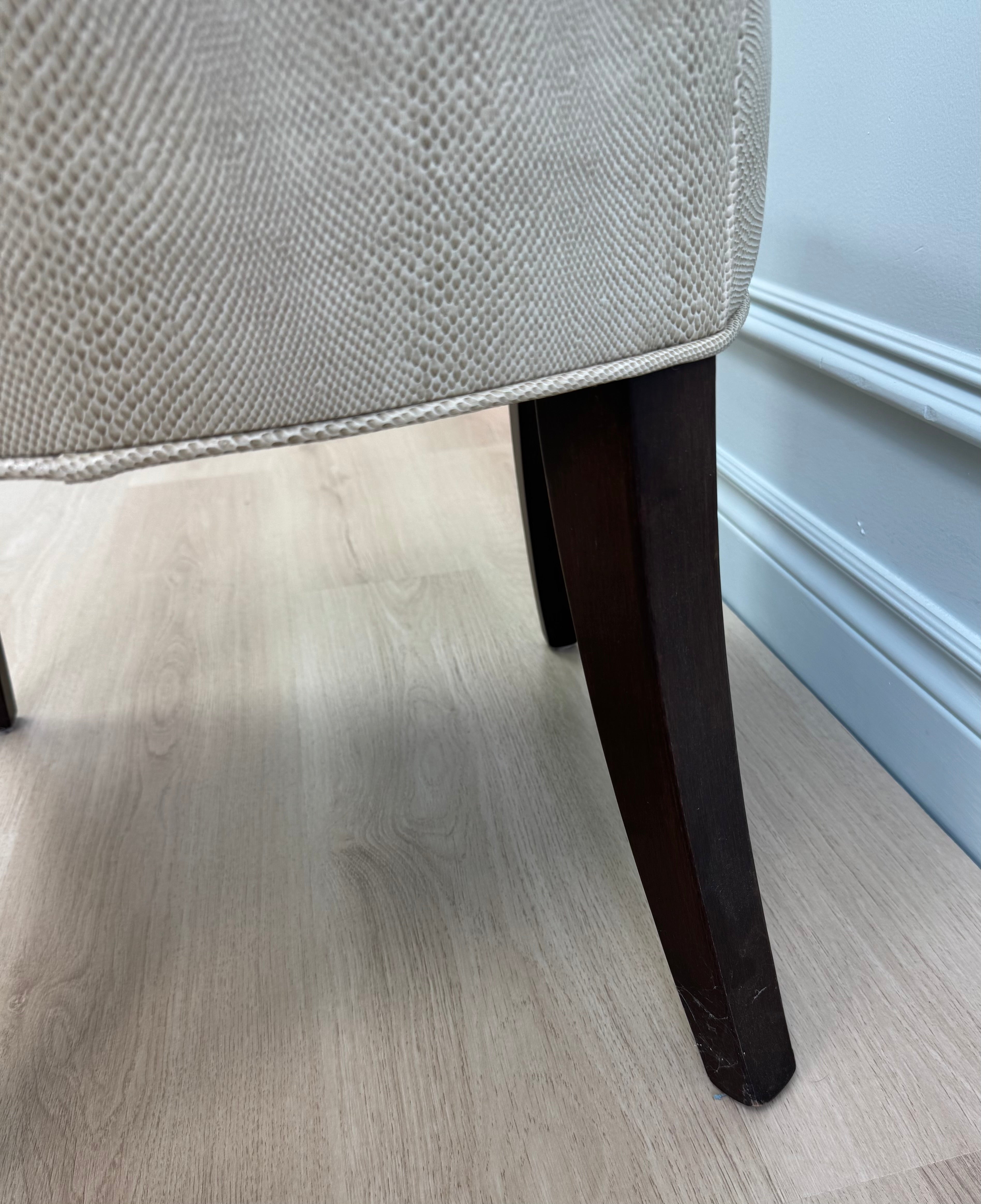 Faux Python Dining Chairs Set of 2