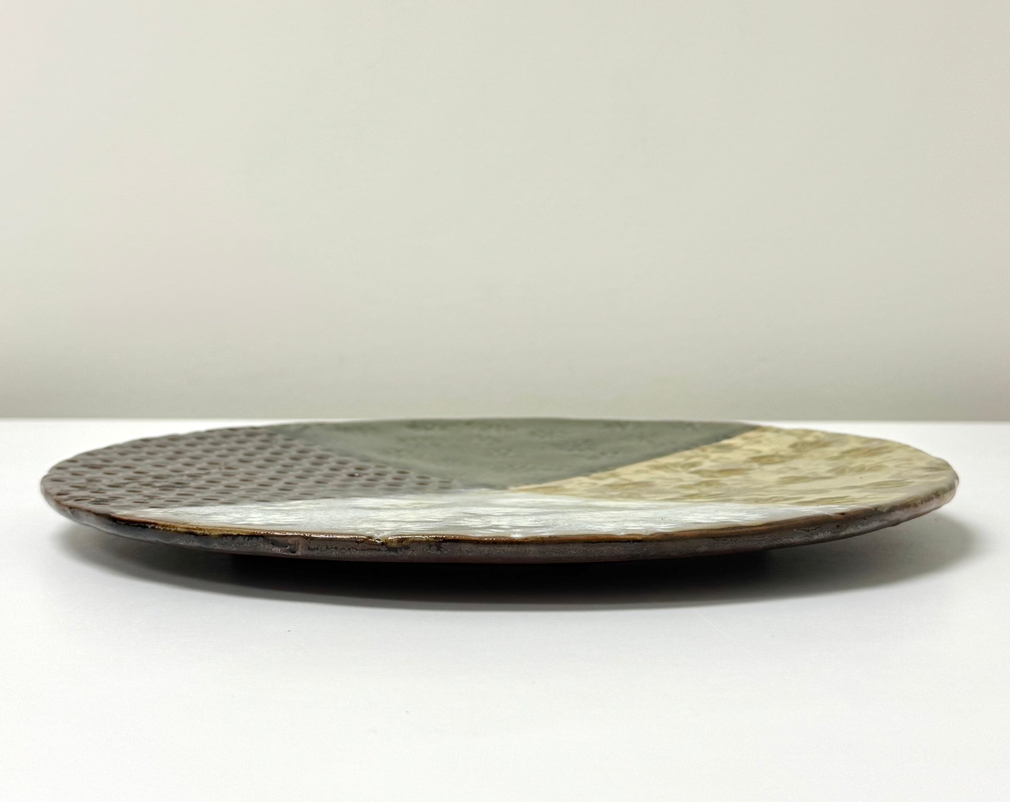 PIER 1 Geometric Floral Plate
