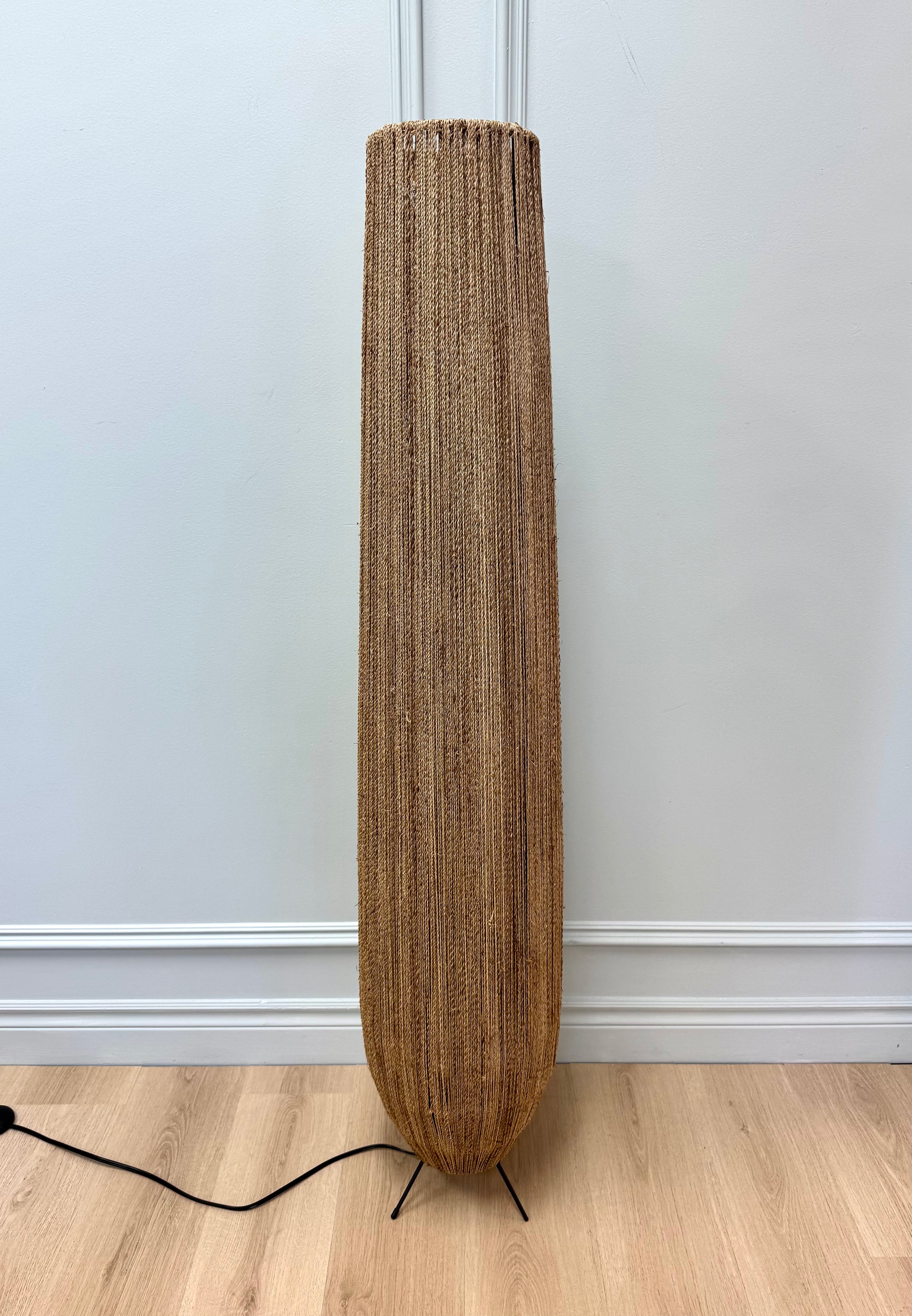 Natural Hemp Rope Floor Lamp