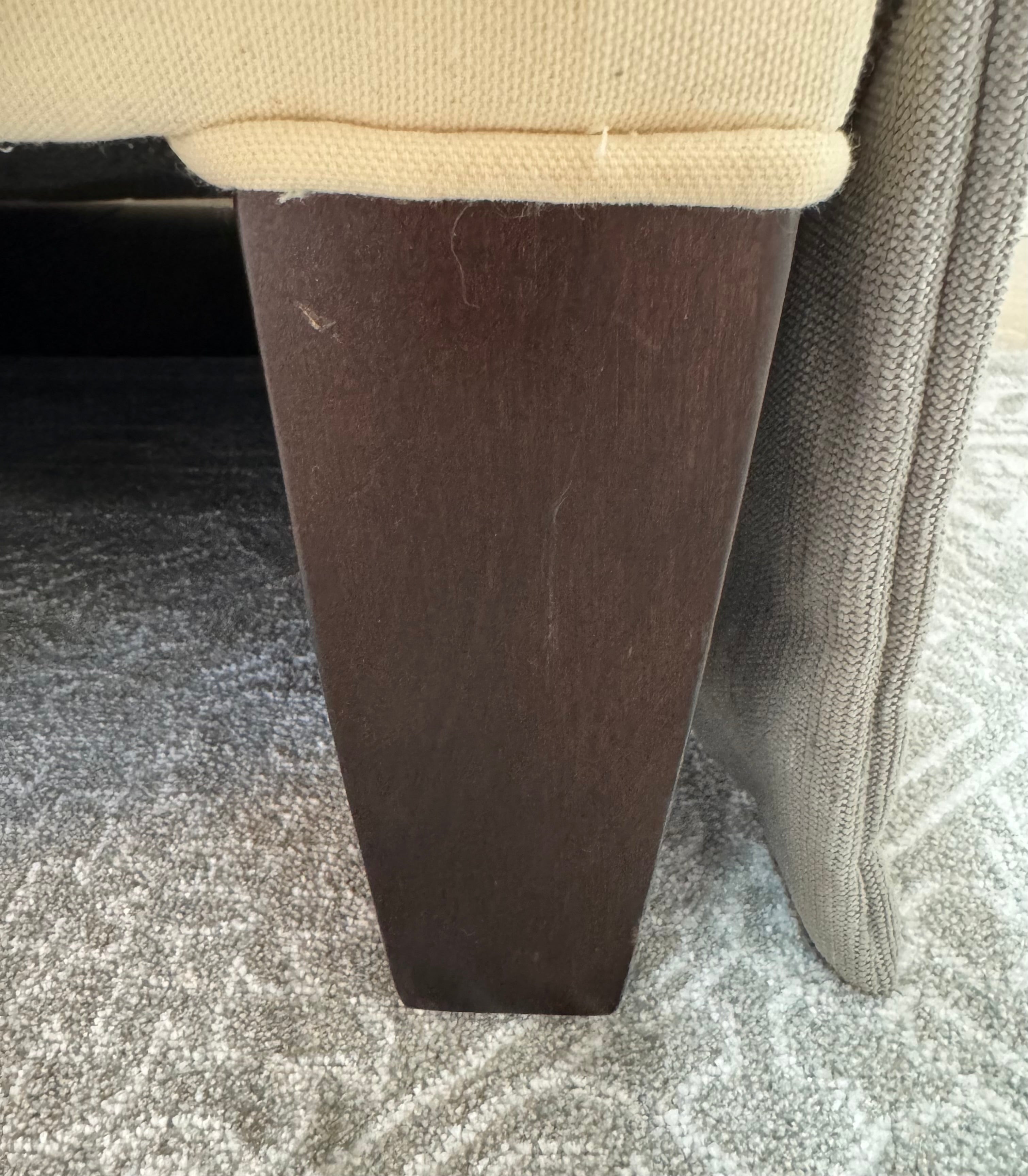ELTE Gray 78" Slipcovered Sofa