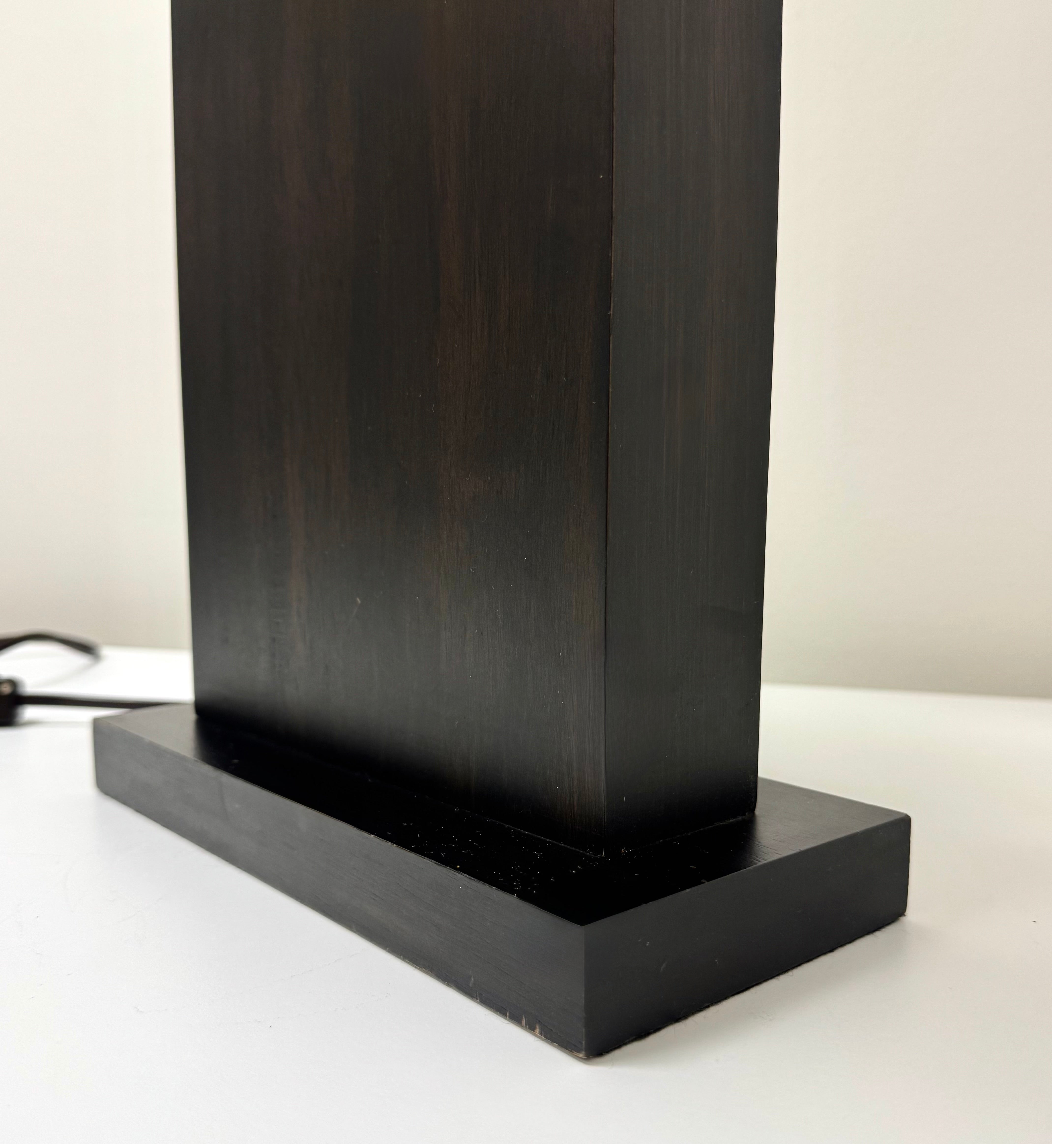 Ebony Block Lamp