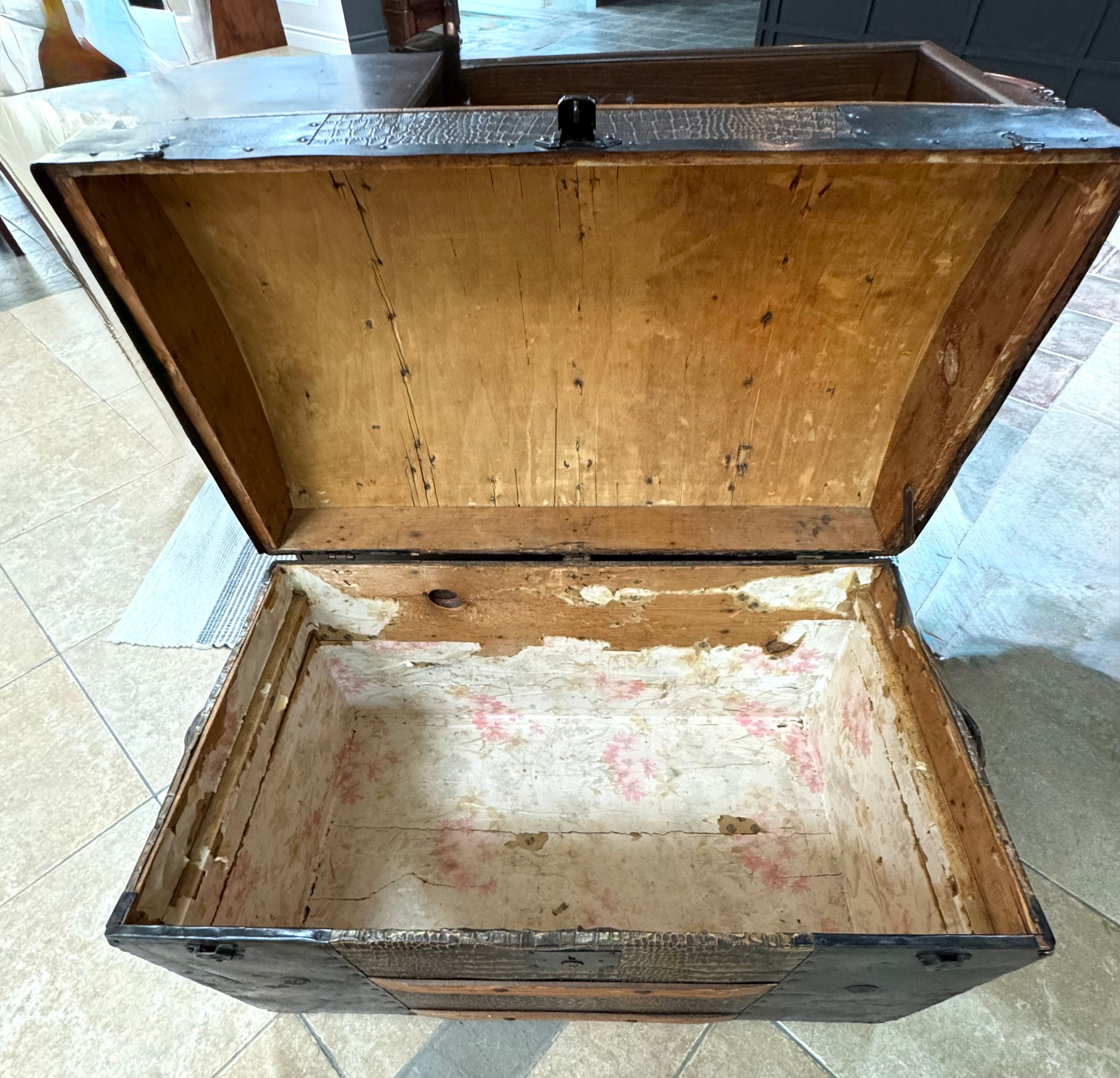 Antique Steamer Trunk