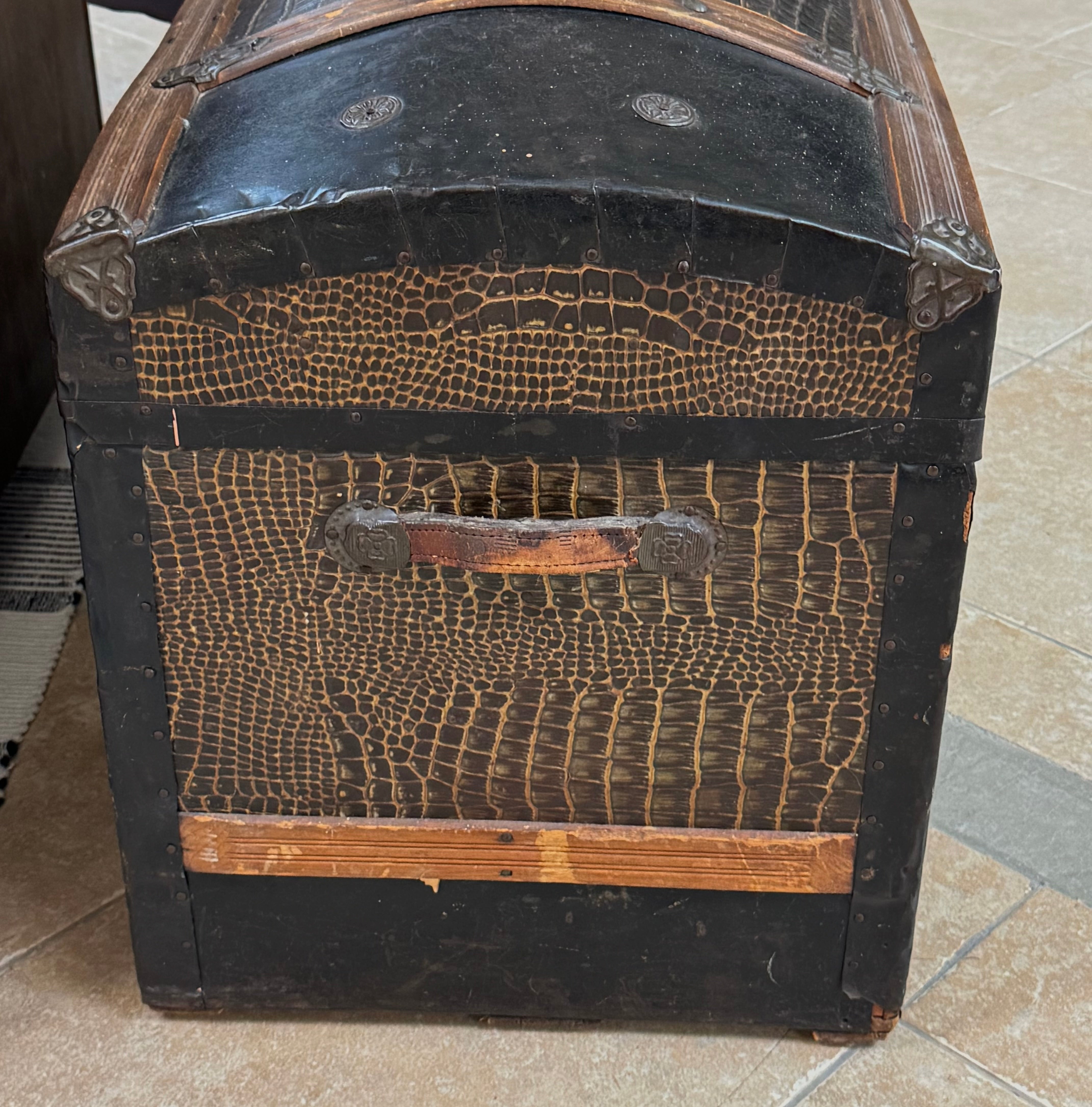 Antique Steamer Trunk