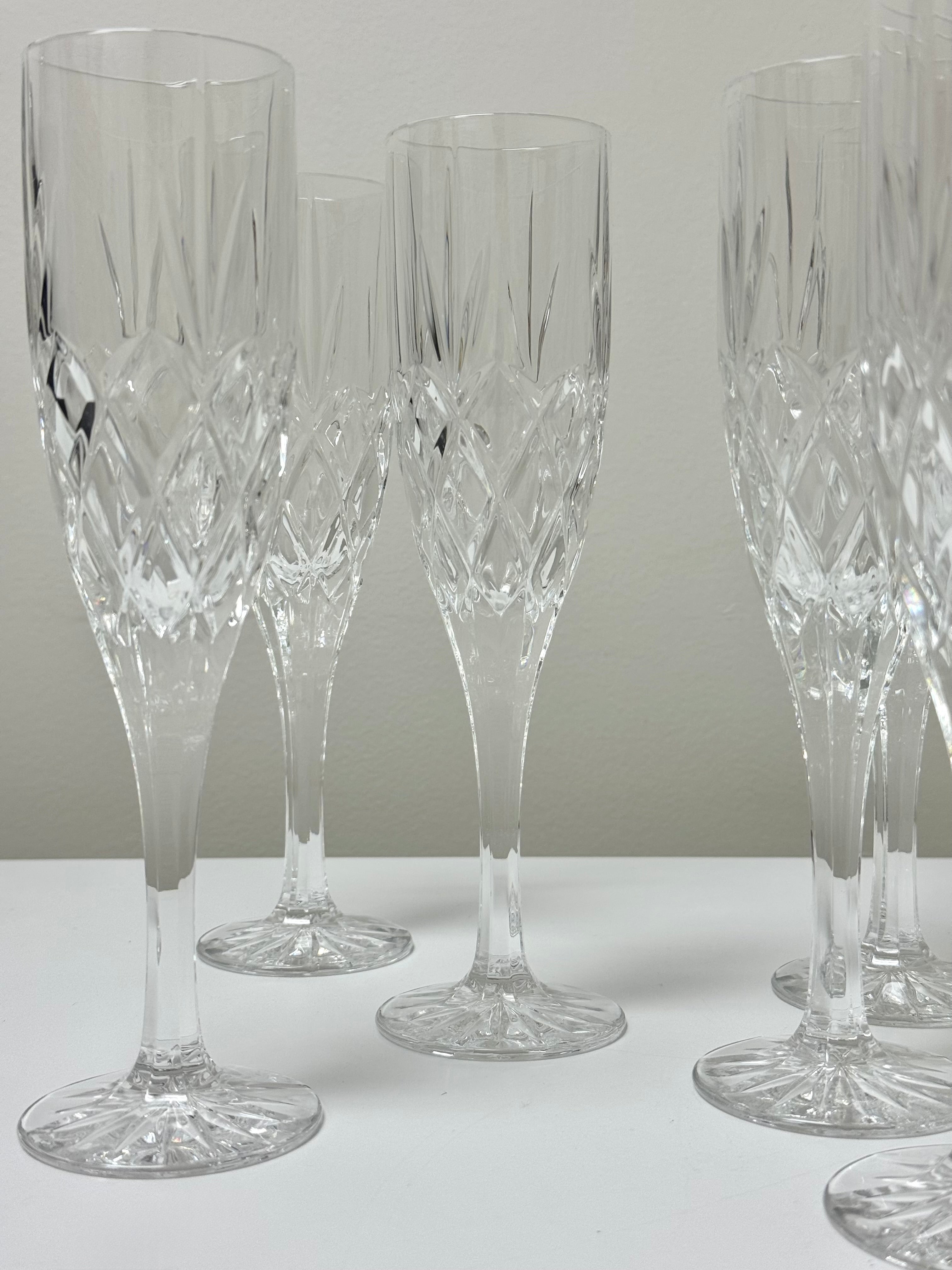 Crystal Flutes Set of 6