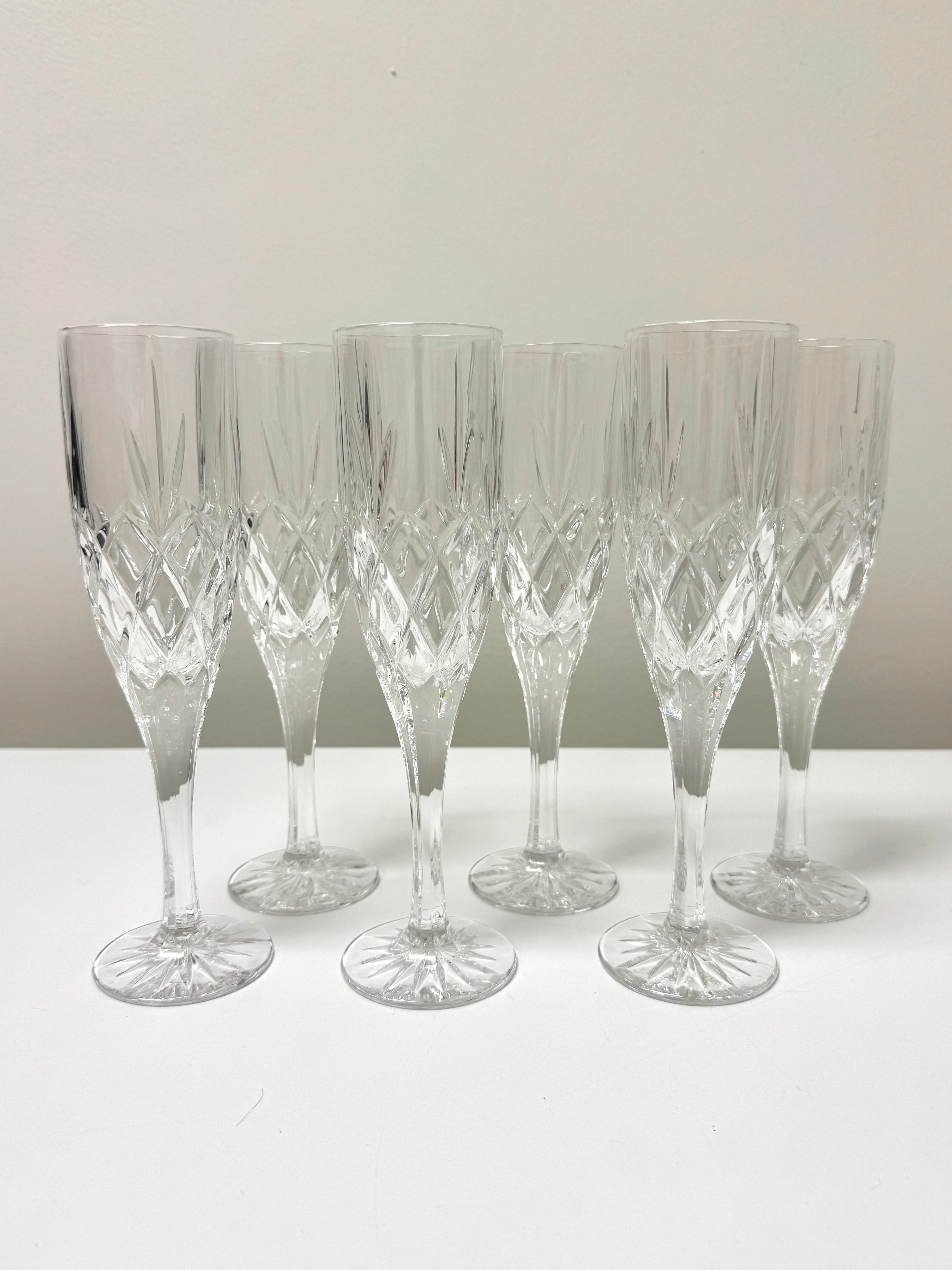 Crystal Flutes Set of 6