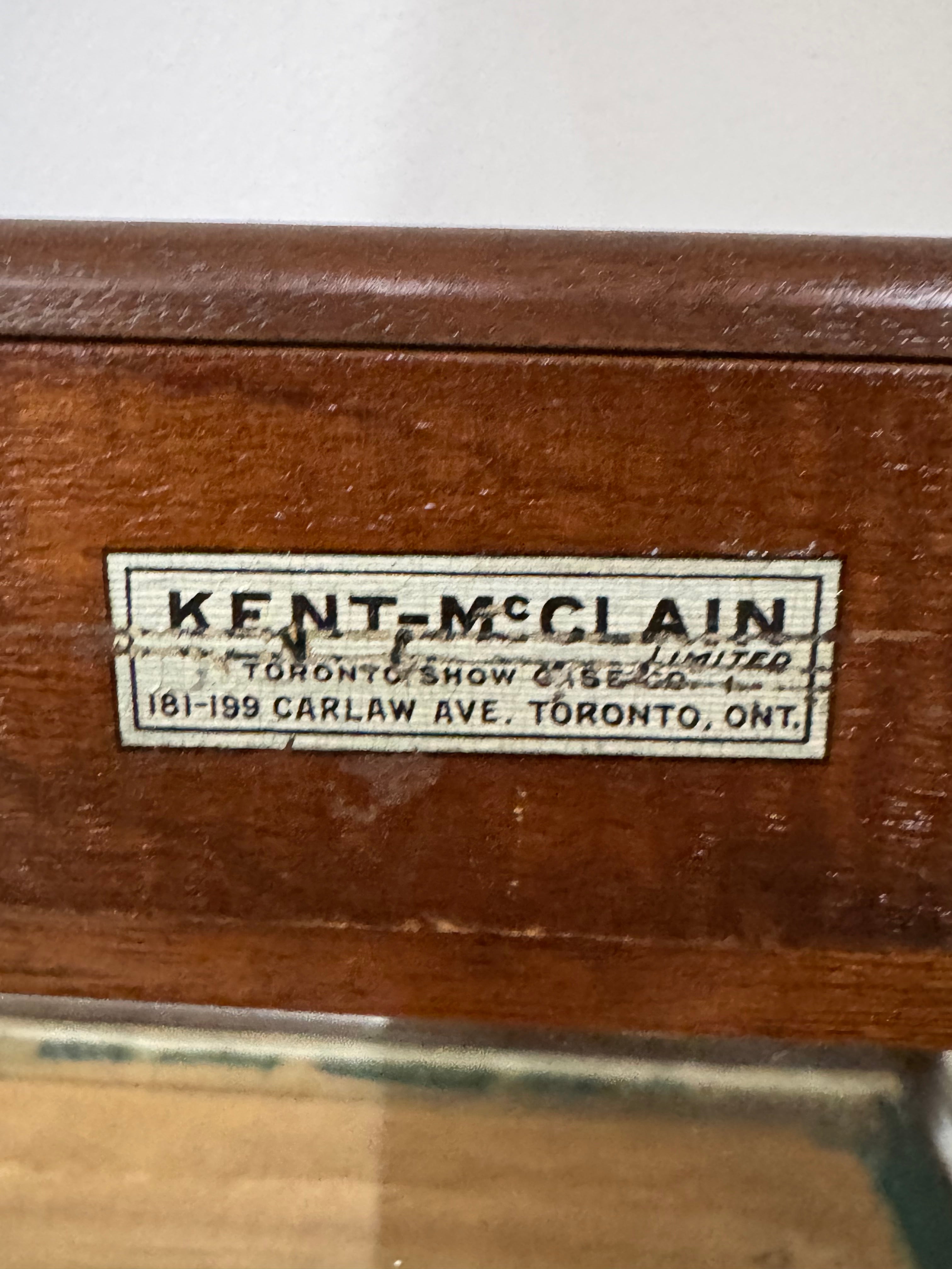 Antique KENT-MCLAIN Display Case