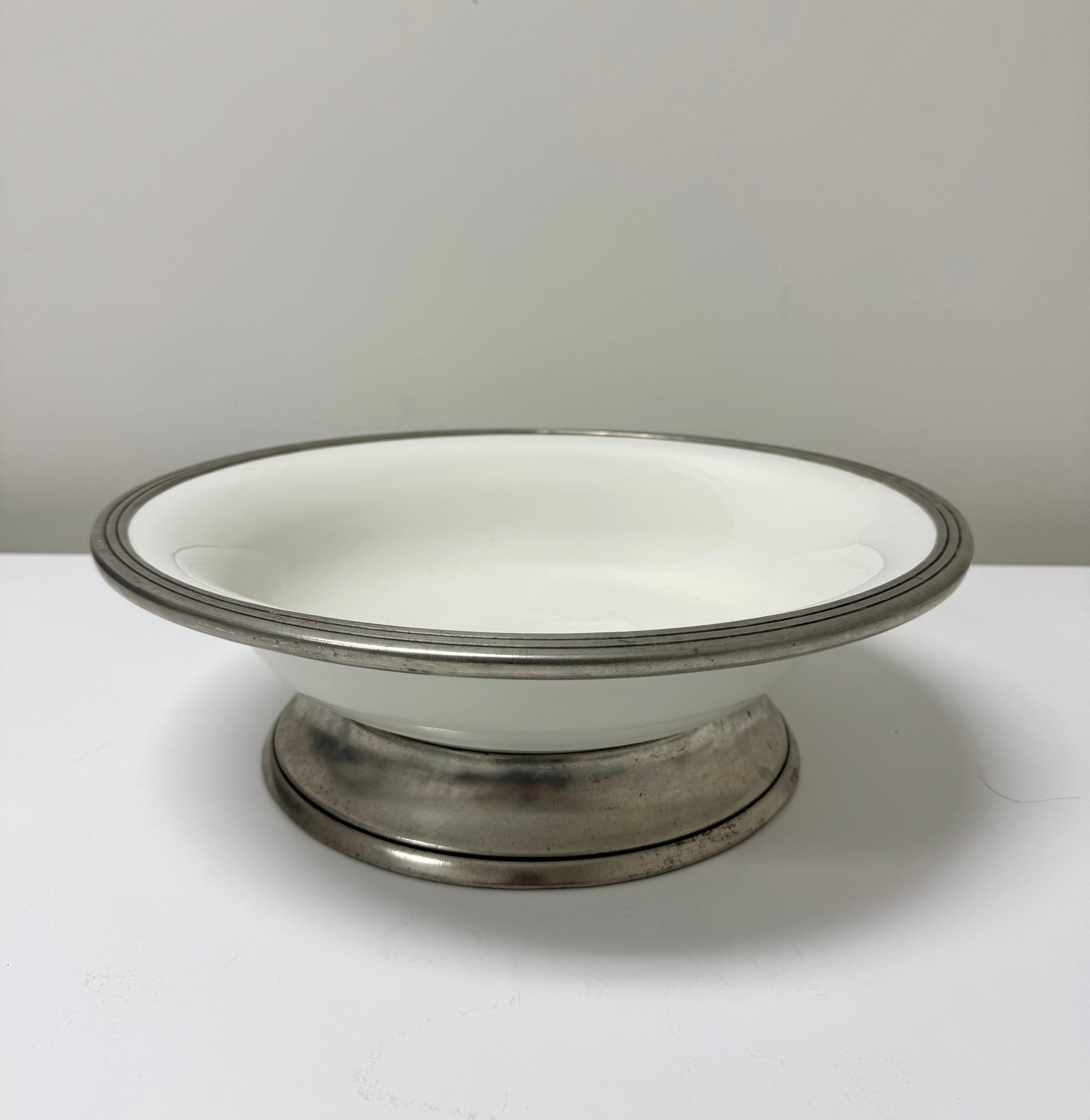 ARTE ITALICA 'Tuscan' 15" Footed Bowl