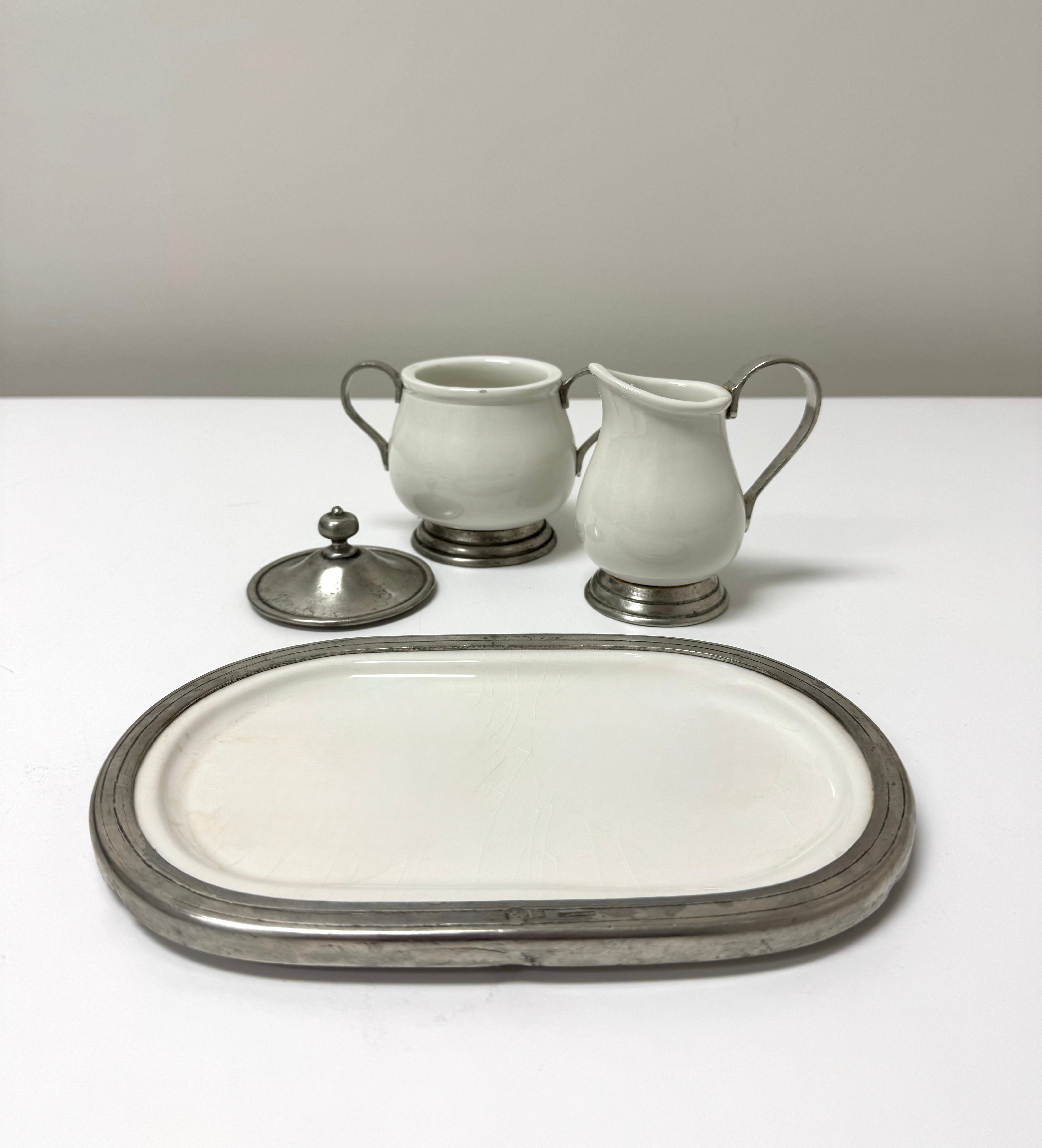 ARTE ITALICA 'Tuscan' Cream & Sugar with Tray