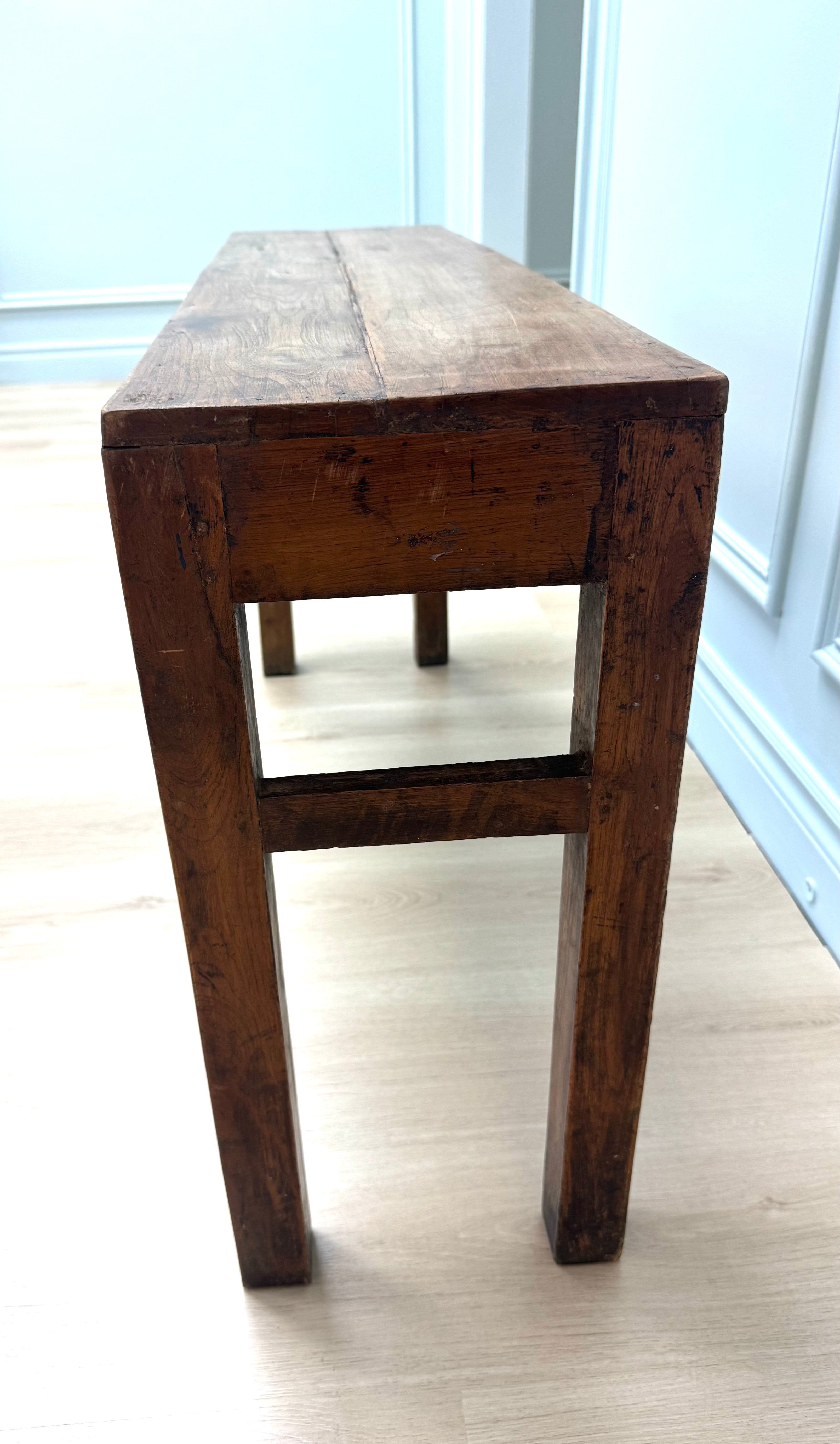 Reclaimed Wood Small Console